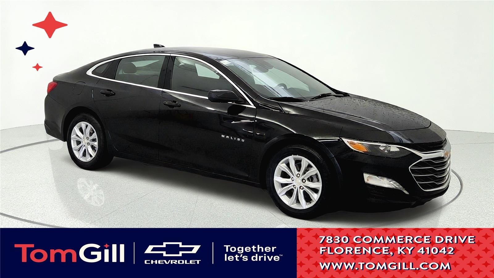 Mosaic Black Metallic 2024 Chevrolet Malibu Sedan Front-Wheel Drive Continuously Variable Transmission