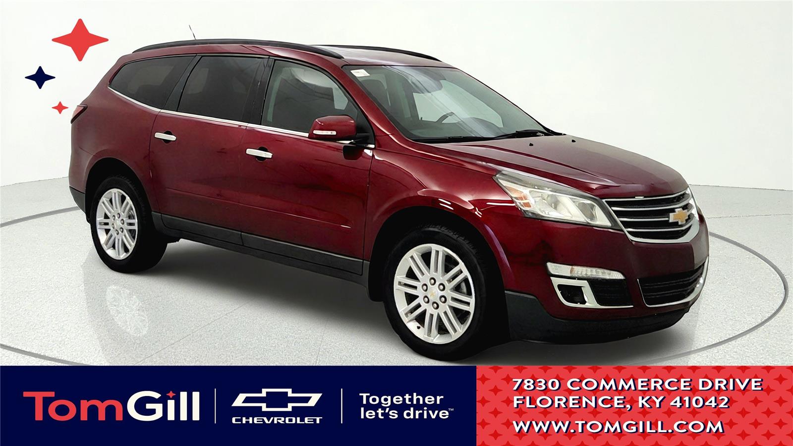 Siren Red Tintcoat 2015 Chevrolet Traverse SUV / Crossover Front-Wheel Drive 6-Speed Automatic