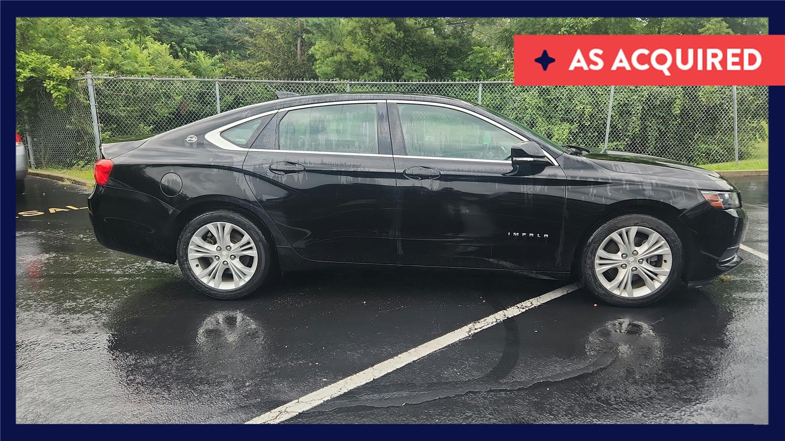 Black 2015 Chevrolet Impala Sedan Front-Wheel Drive 6-Speed Automatic Overdrive