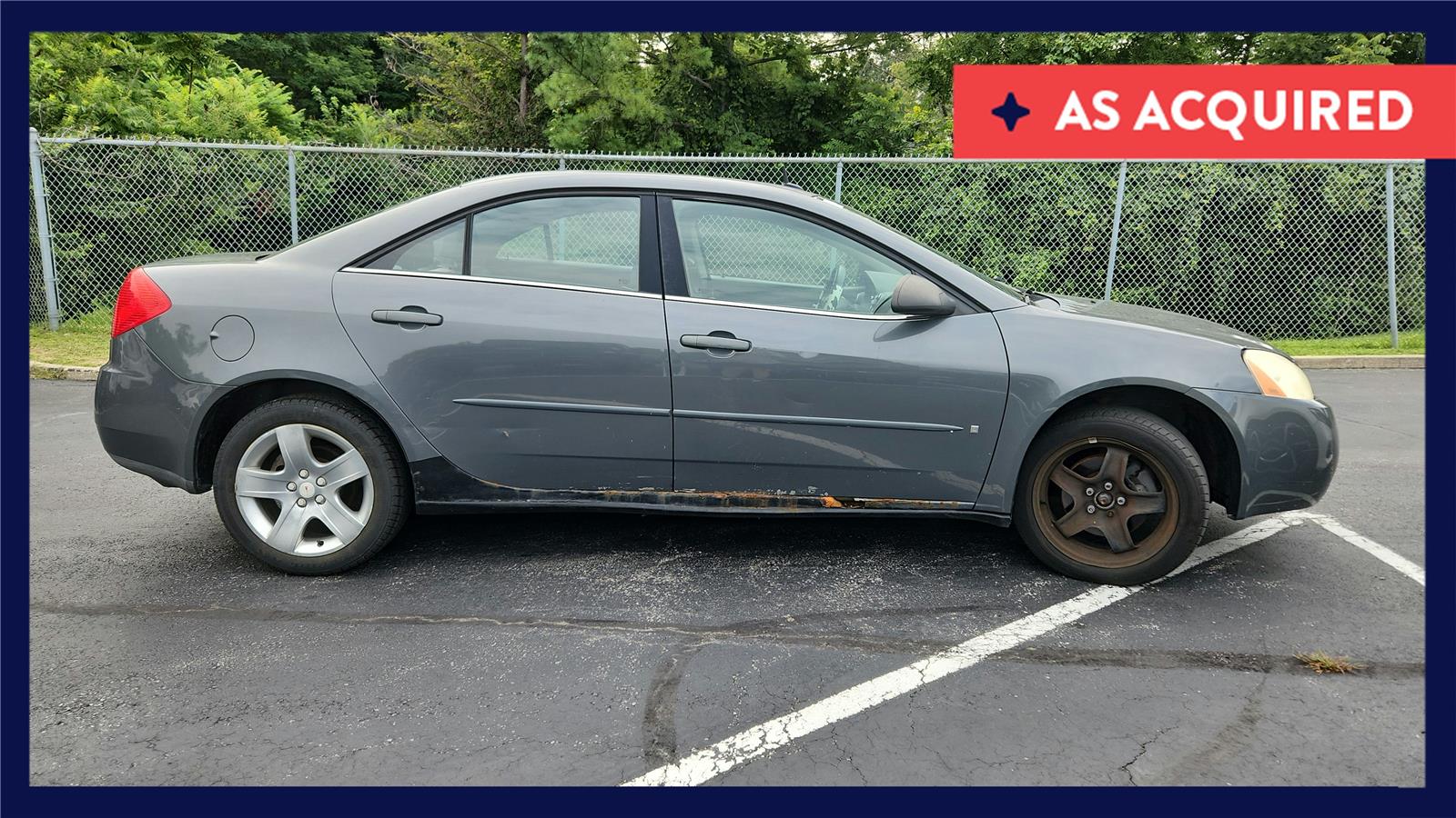 Dark Steel Gray Metallic 2008 Pontiac G6 Sedan Front-Wheel Drive 4-Speed Automatic Overdrive