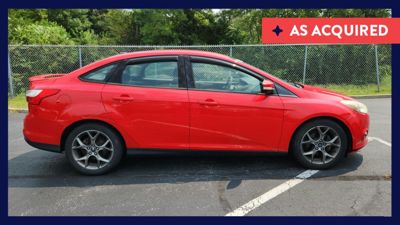 Race Red 2013 Ford Focus Sedan Front-Wheel Drive 6-Speed Automatic