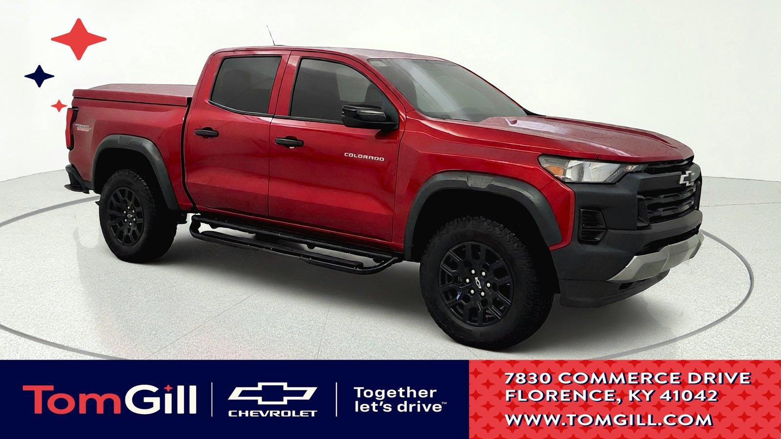 Radiant Red Tintcoat 2024 Chevrolet Colorado Pickup Truck Four-Wheel Drive 8-Speed Automatic
