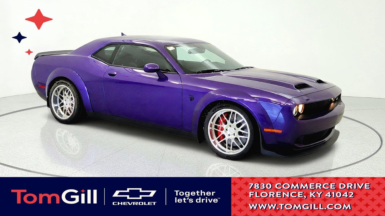 Purple (Plum Crazy Pearlcoat) 2019 Dodge Challenger Coupe Rear-Wheel Drive 8-Speed Automatic