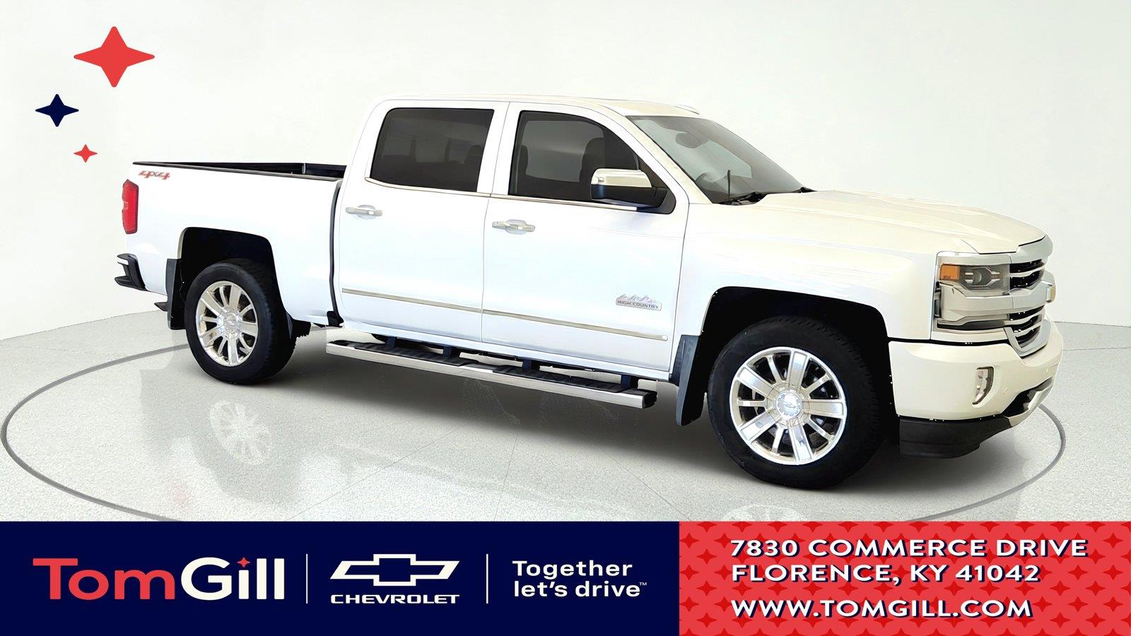 White (Iridescent Pearl Tricoat) 2016 Chevrolet Silverado 1500 Pickup Truck Four-Wheel Drive 8-Speed Automatic