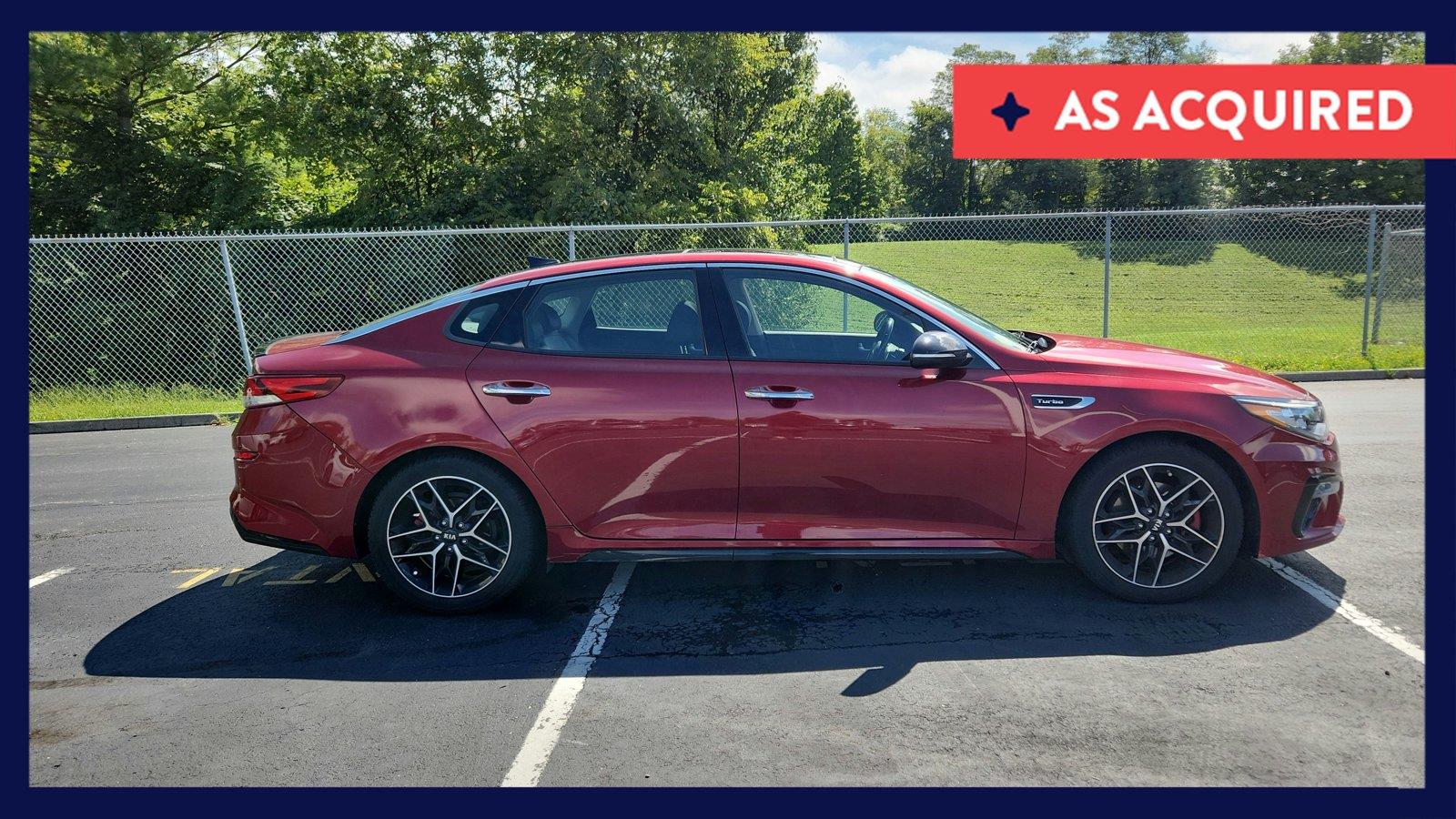 Passion Red 2019 Kia Optima Sedan Front-Wheel Drive 6-Speed Automatic