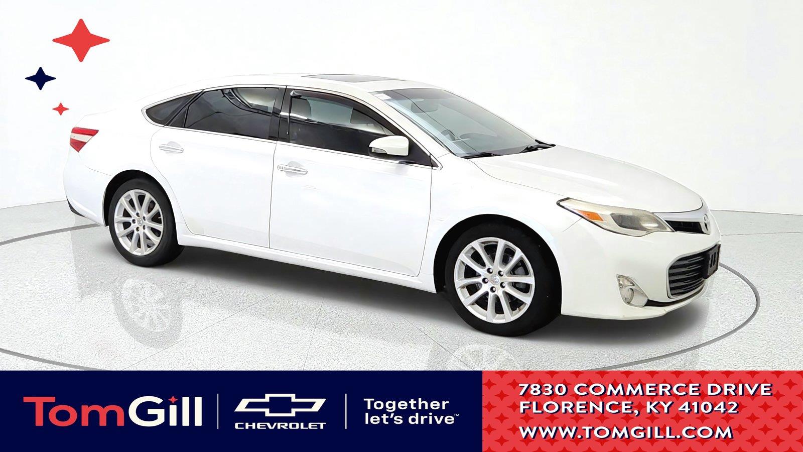 White (Blizzard Pearl) 2013 Toyota Avalon Sedan Front-Wheel Drive 6-Speed Automatic