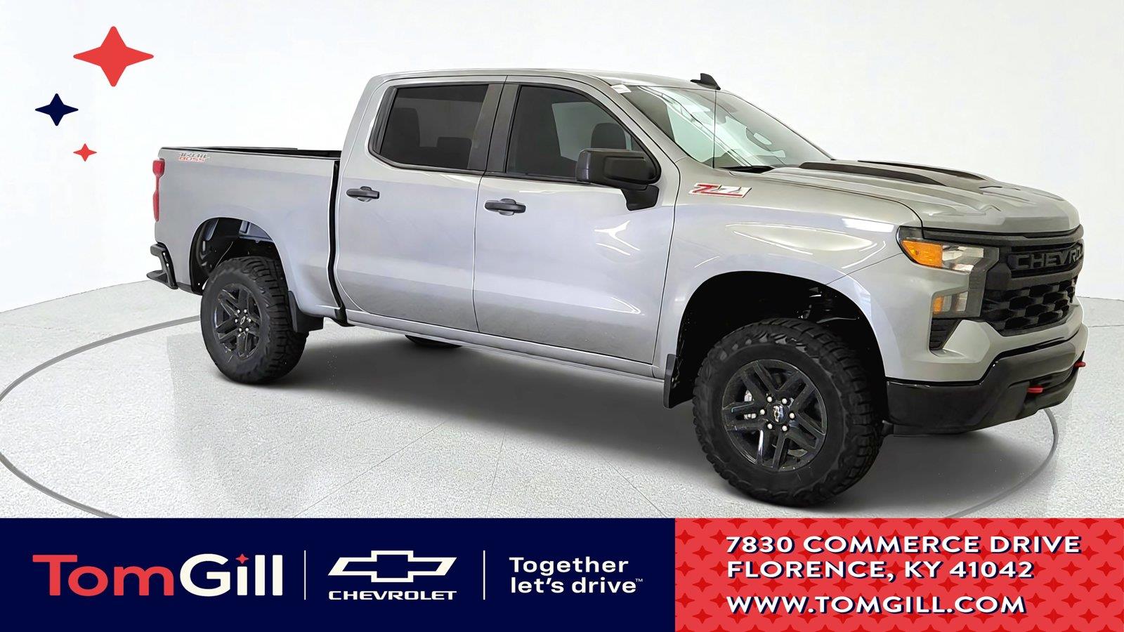 Sterling Gray Metallic 2026 Chevrolet Silverado 1500 Pickup Truck Four-Wheel Drive Automatic