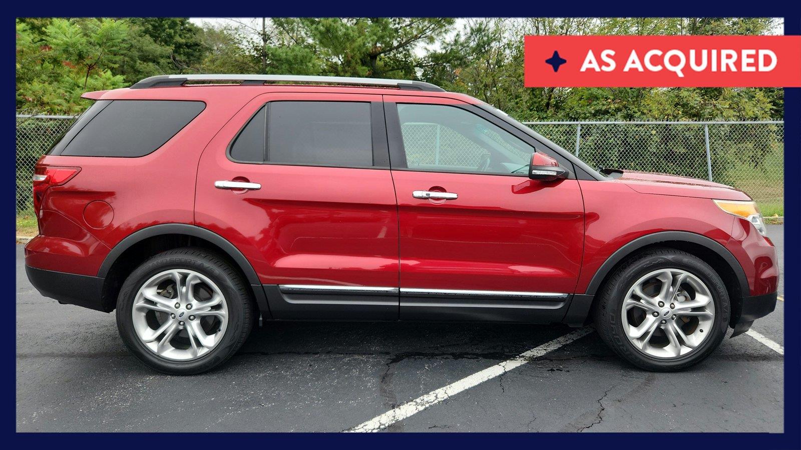 Ruby Red Metallic Tinted Clear Coat 2013 Ford Explorer SUV / Crossover Front-Wheel Drive
