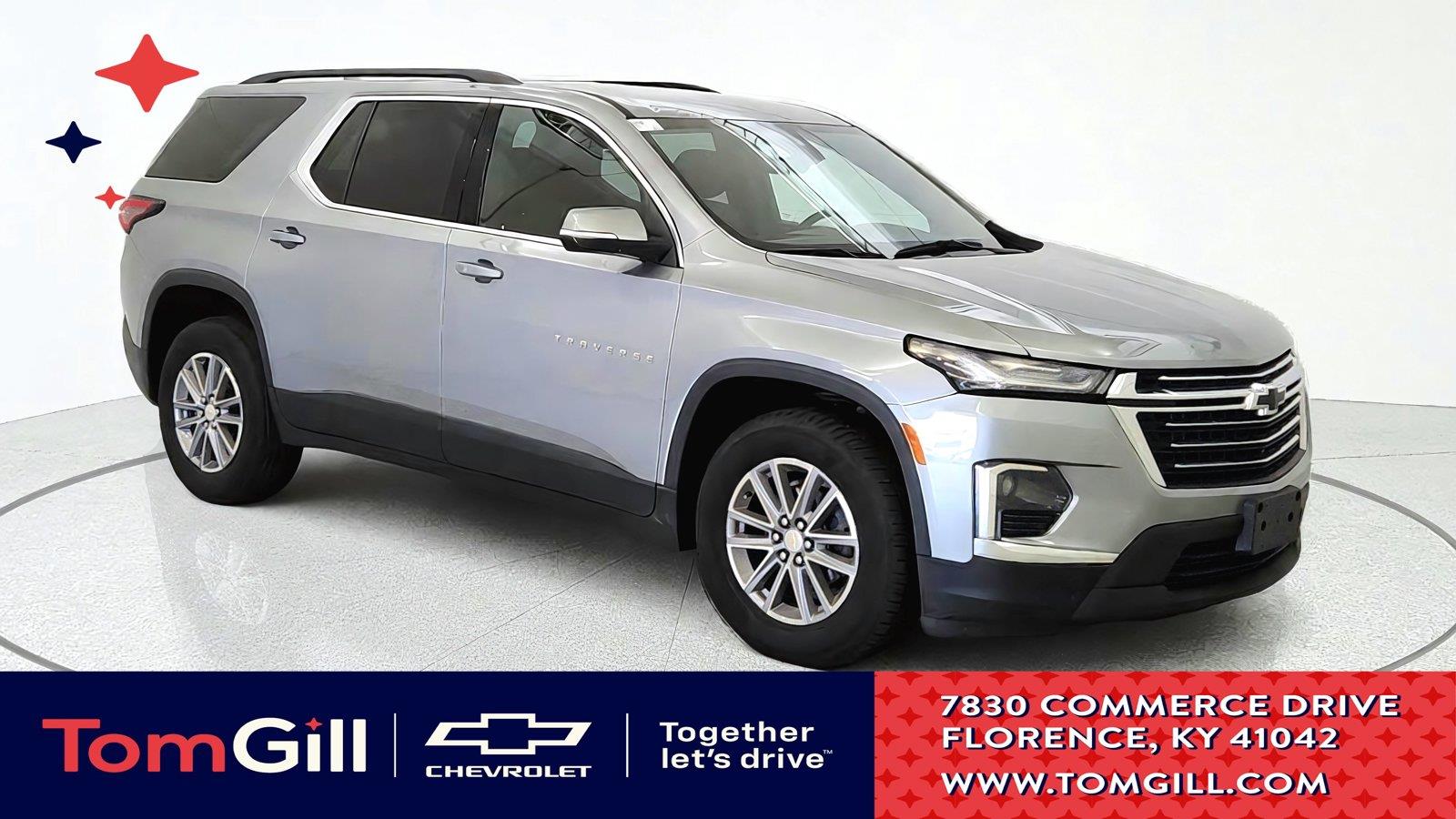 Sterling Gray Metallic 2023 Chevrolet Traverse SUV / Crossover Four-Wheel Drive 9-Speed Automatic