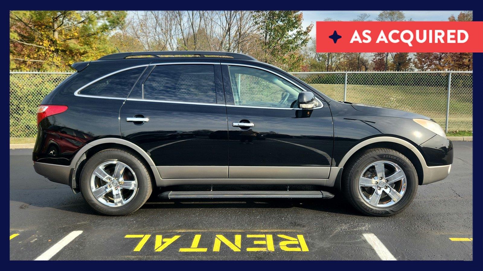 Black Noir Pearl 2011 Hyundai Veracruz SUV / Crossover Front-Wheel Drive Automatic