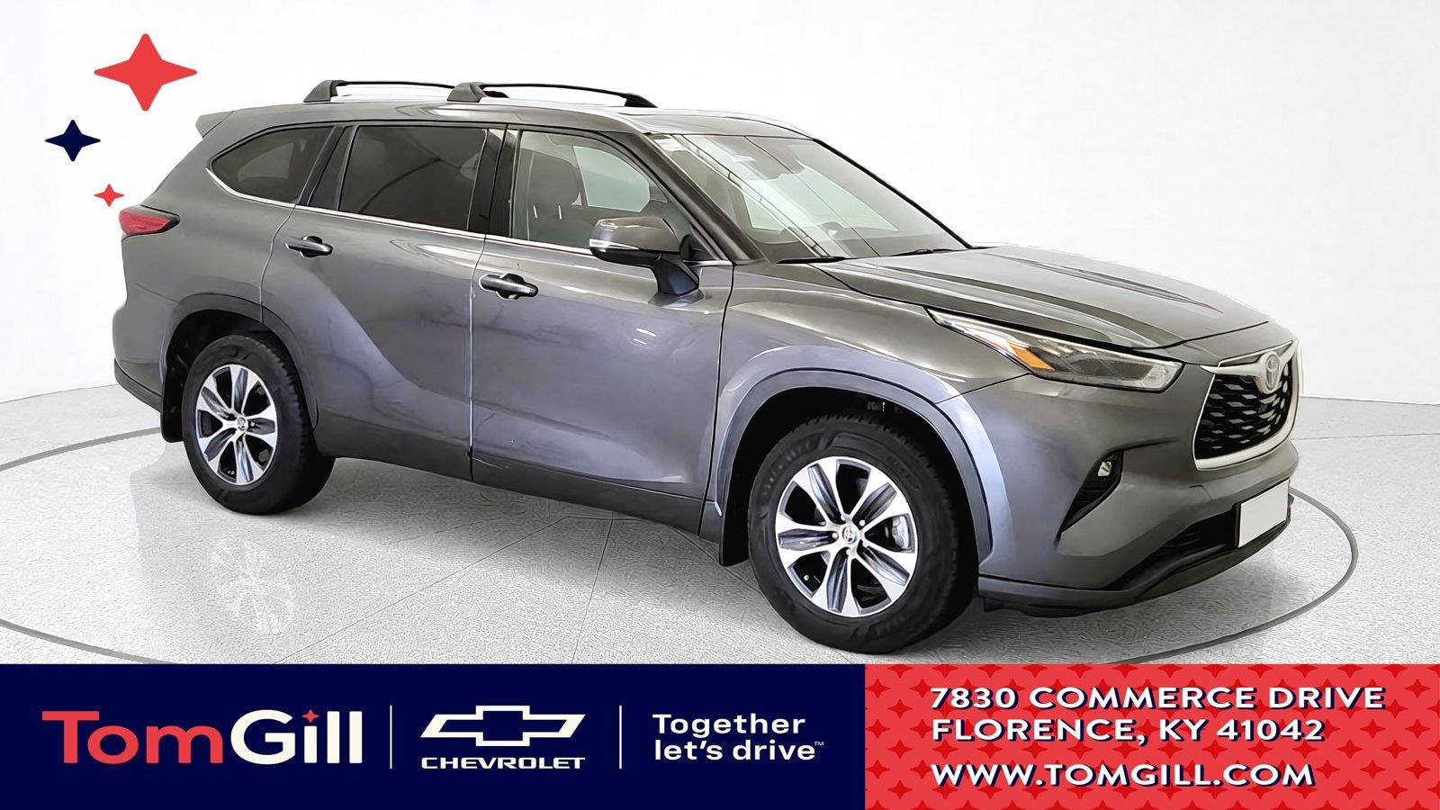 Magnetic Gray Metallic 2022 Toyota Highlander SUV / Crossover All-Wheel Drive Automatic