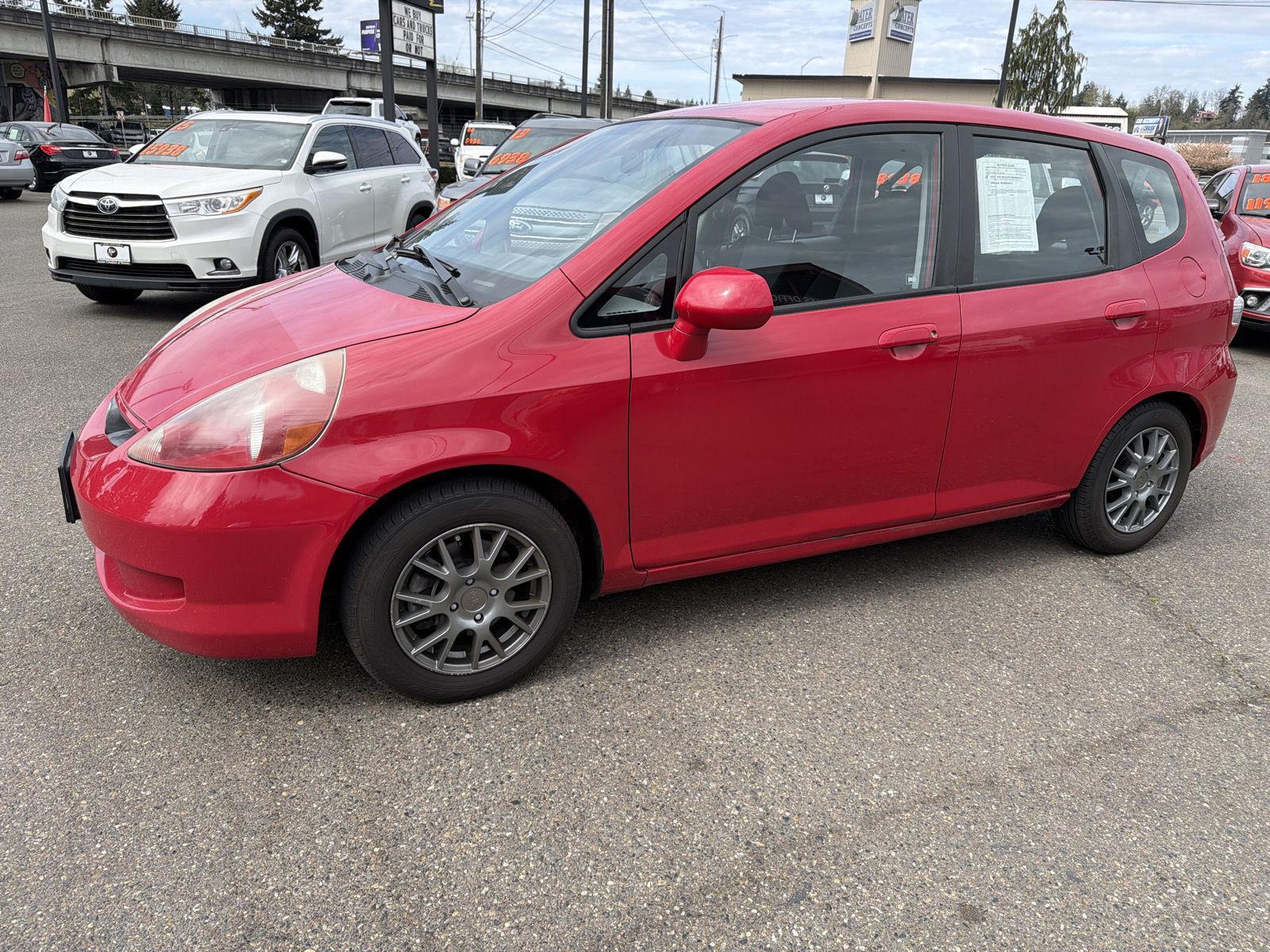 2008 Honda Fit Base Hatchback Front-Wheel Drive Automatic