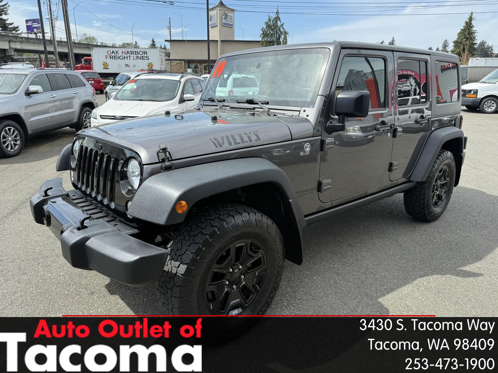 Gray (Granite Crystal Metallic Clearcoat) 2014 Jeep Wrangler Unlimited Sport 4WD SUV / Crossover Four-Wheel Drive 6-Speed Manual