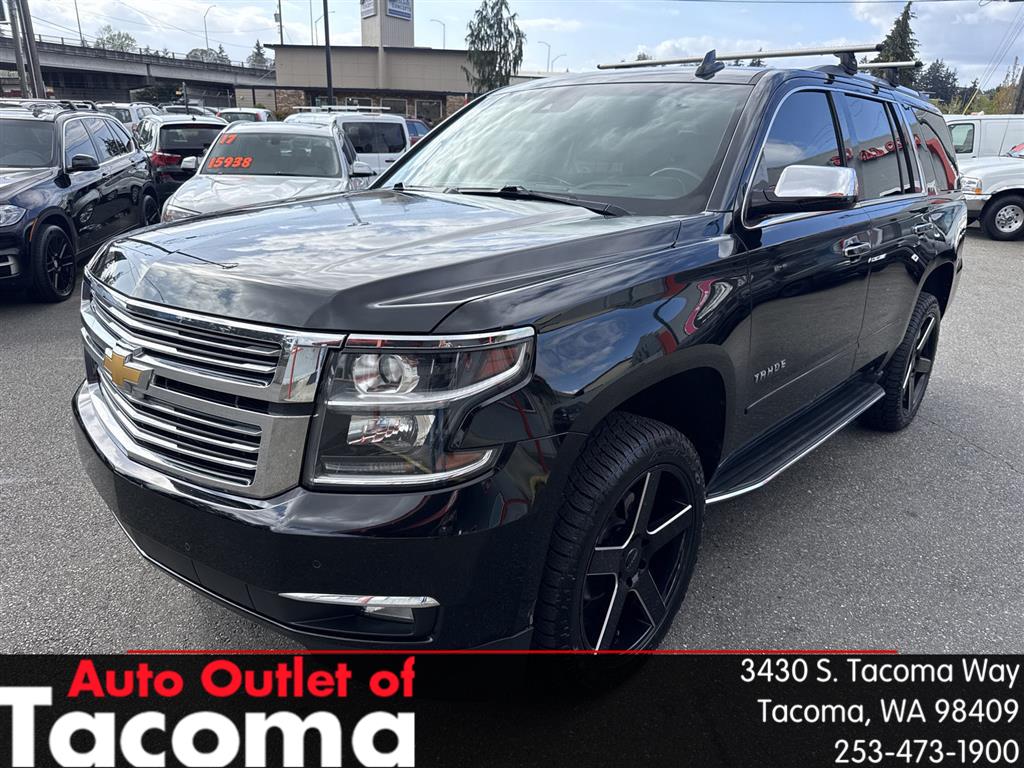 Black 2016 Chevrolet Tahoe LTZ 4WD SUV / Crossover Four-Wheel Drive 6-Speed Automatic