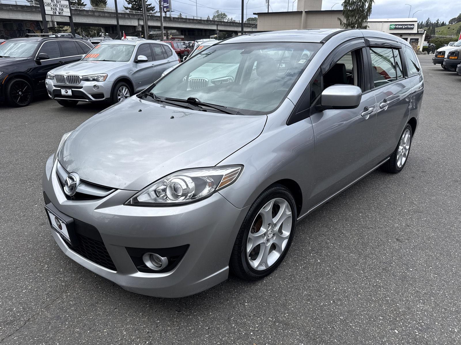 Liquid Silver Metallic 2010 Mazda MAZDA5 Grand Touring Minivan Front-Wheel Drive Automatic
