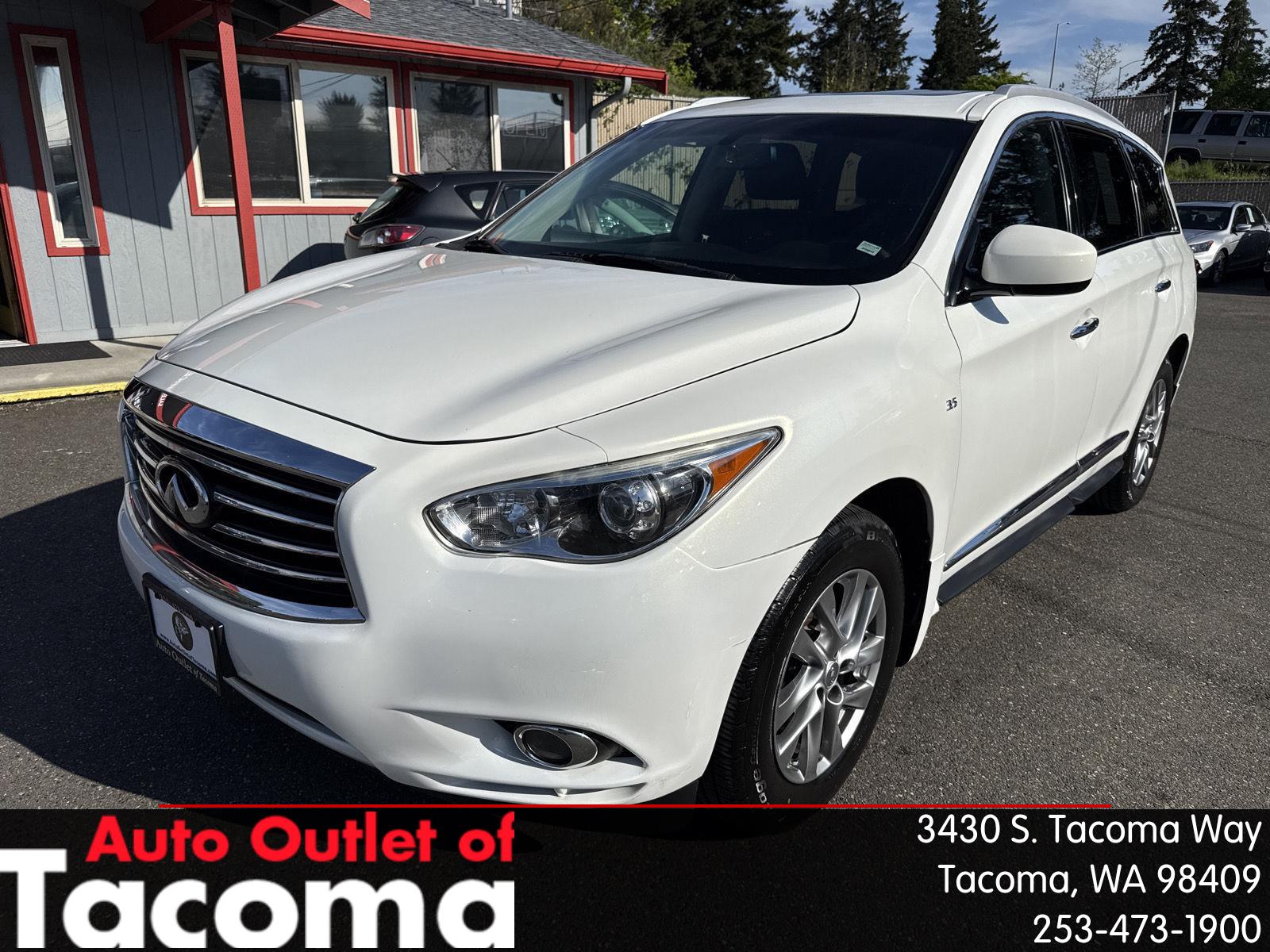 Moonlight White 2014 INFINITI QX60 AWD SUV / Crossover All-Wheel Drive Continuously Variable Transmission