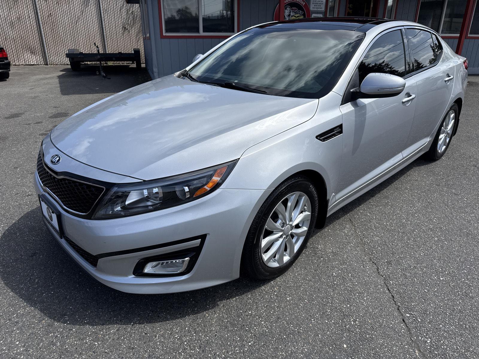 Bright Silver 2014 Kia Optima EX Sedan Front-Wheel Drive Automatic