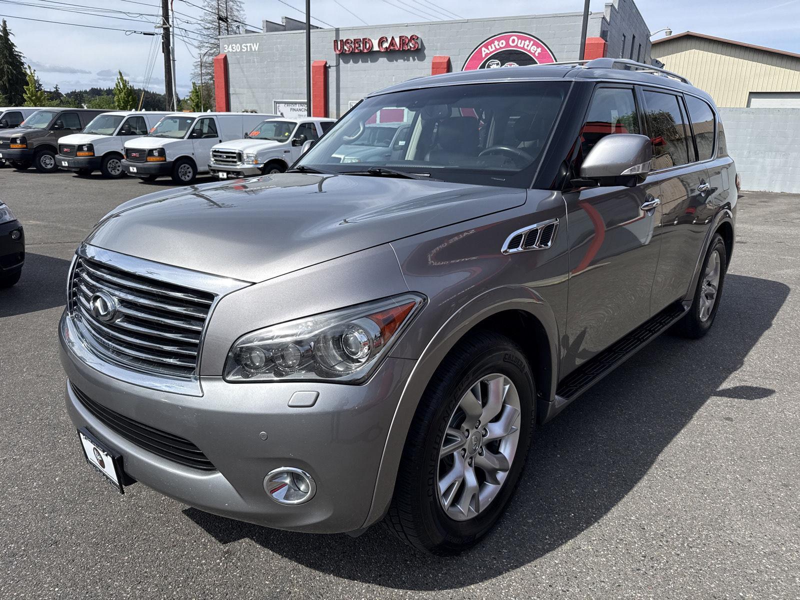 Gray (Platinum Graphite) 2013 INFINITI QX56 4WD SUV / Crossover Four-Wheel Drive Automatic