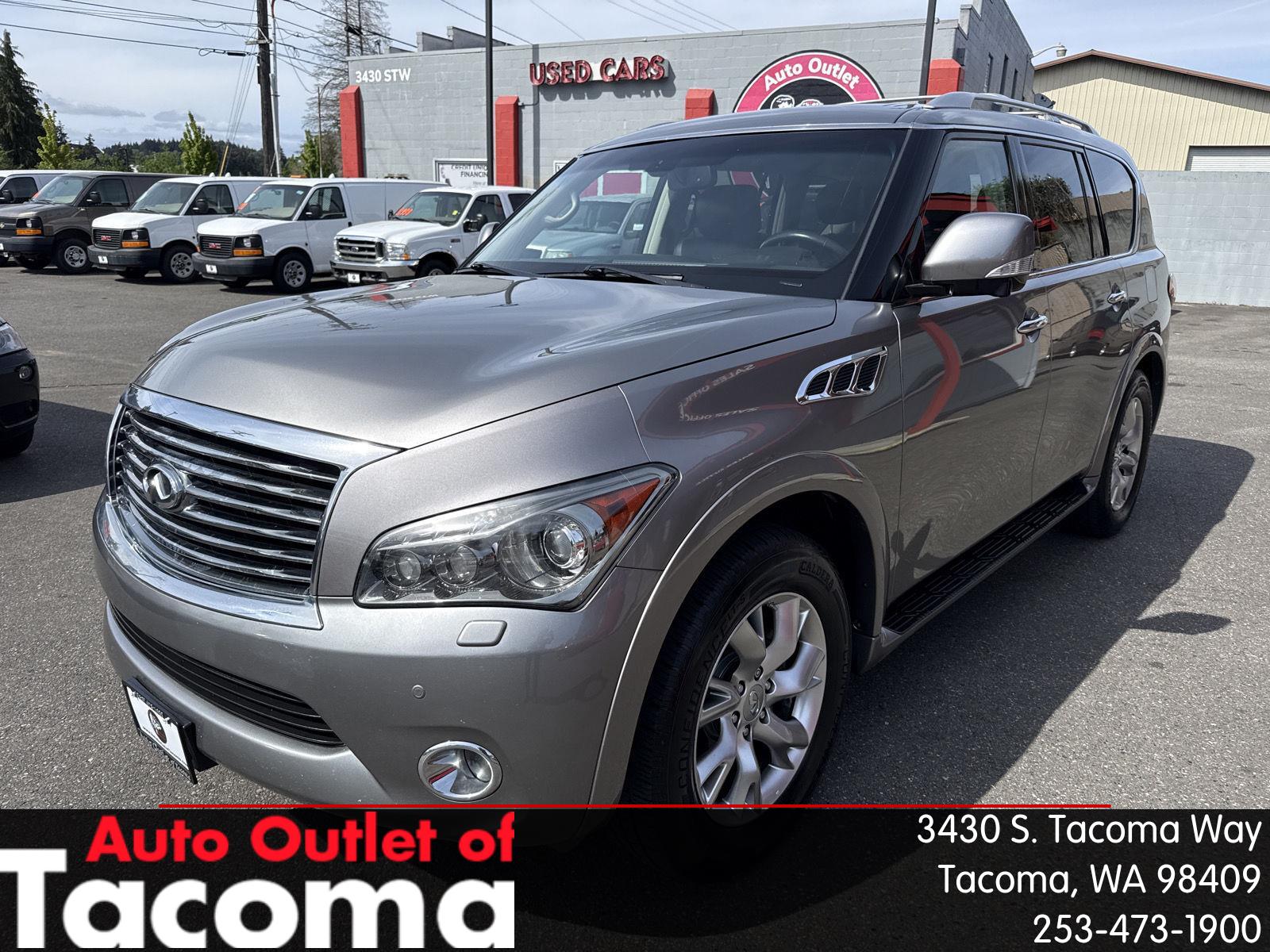 Gray (Platinum Graphite) 2013 INFINITI QX56 4WD SUV / Crossover Four-Wheel Drive Automatic