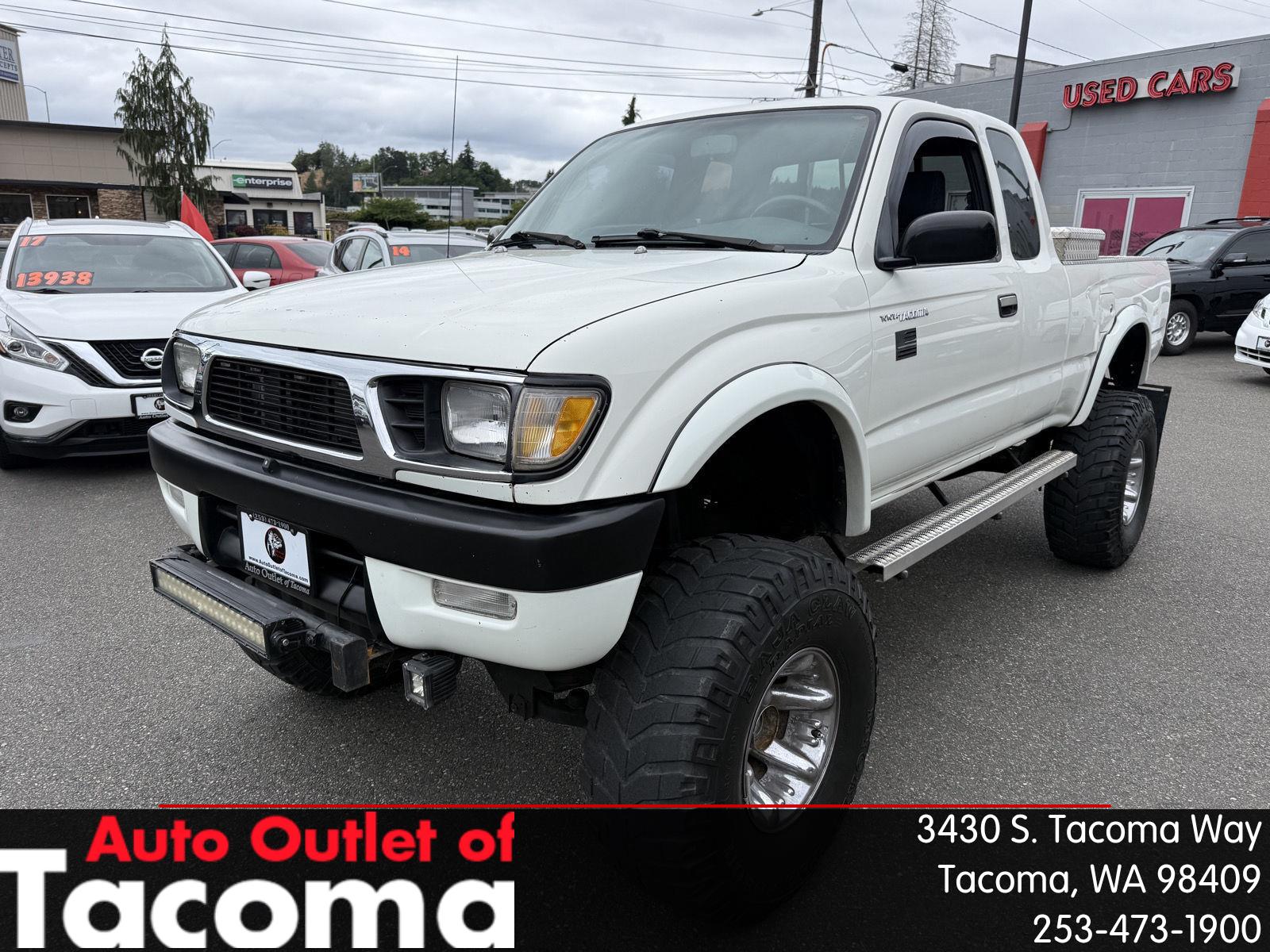 White 1995 Toyota Tacoma Pickup Truck