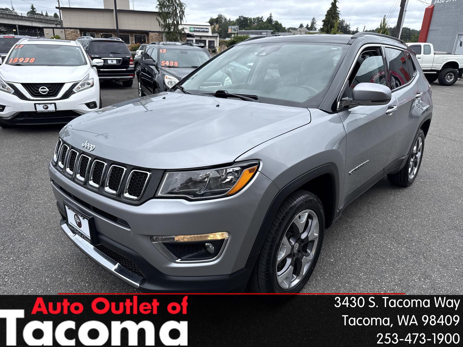 Billet Silver Metallic Clearcoat 2021 Jeep Compass SUV / Crossover Four-Wheel Drive 9-Speed Automatic