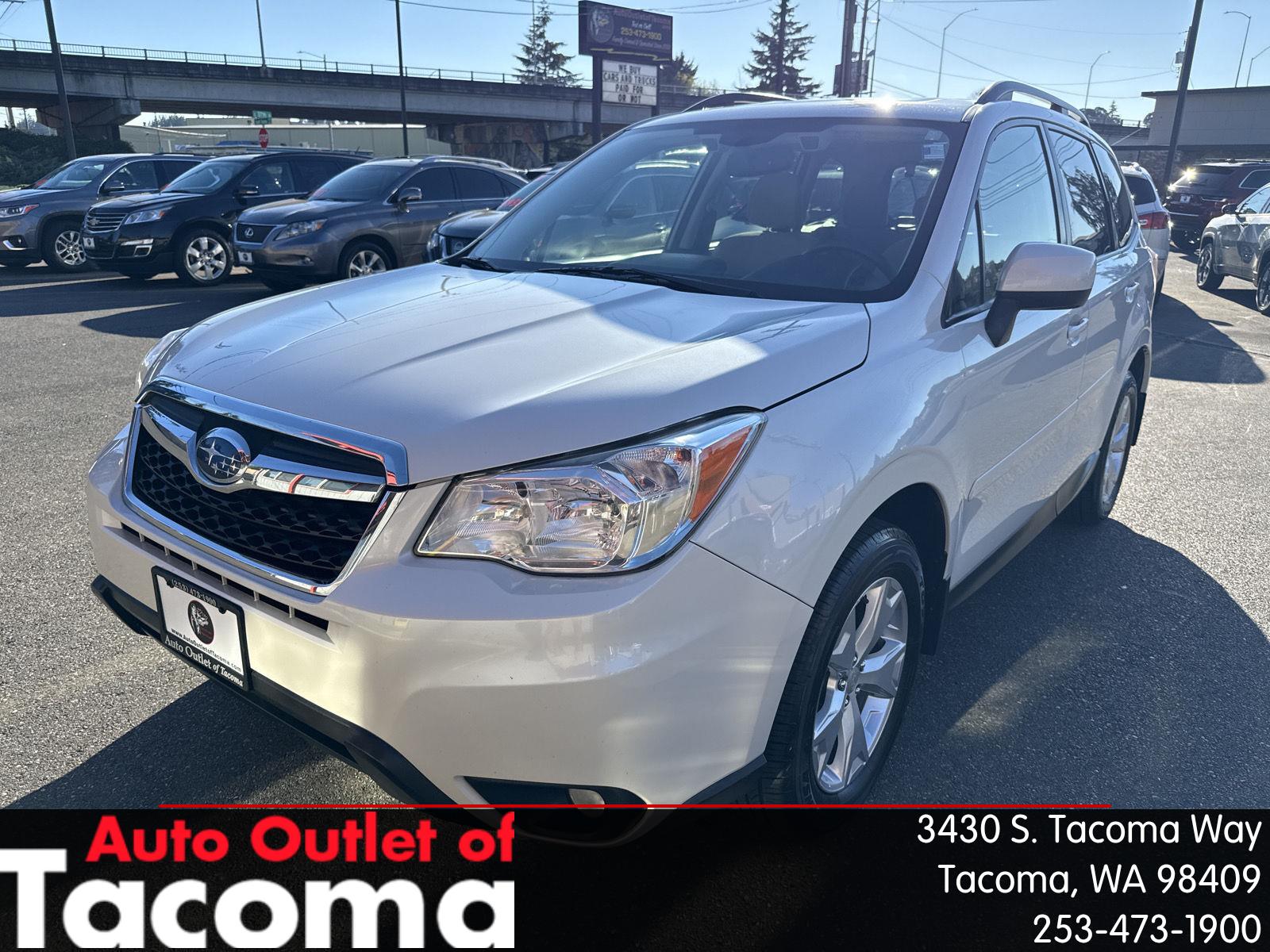 Ice Silver Metallic 2015 Subaru Forester SUV / Crossover All-Wheel Drive 