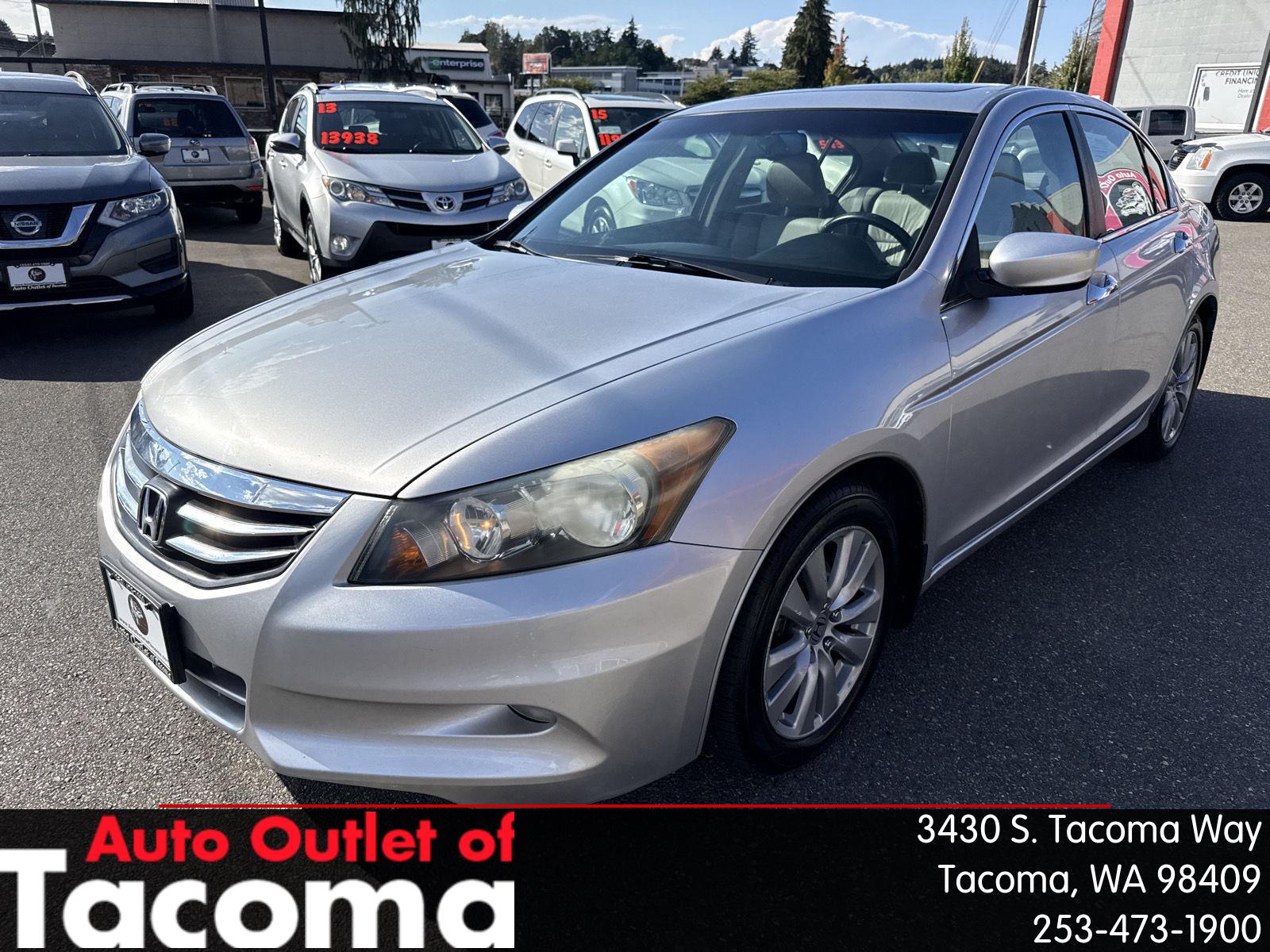Alabaster Silver Metallic 2011 Honda Accord Sedan Front-Wheel Drive Automatic