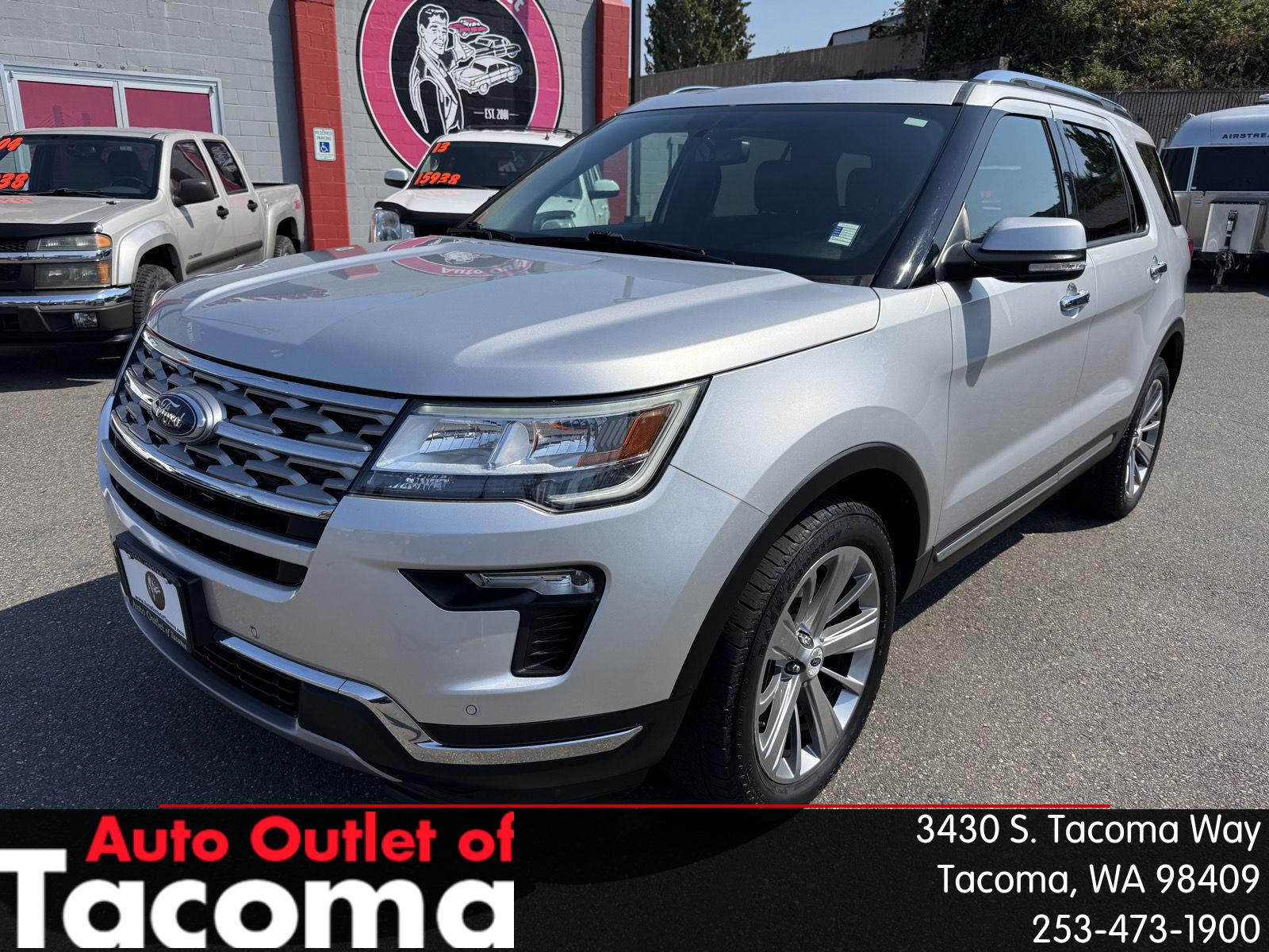 Ingot Silver Metallic 2018 Ford Explorer SUV / Crossover All-Wheel Drive 6-Speed Automatic