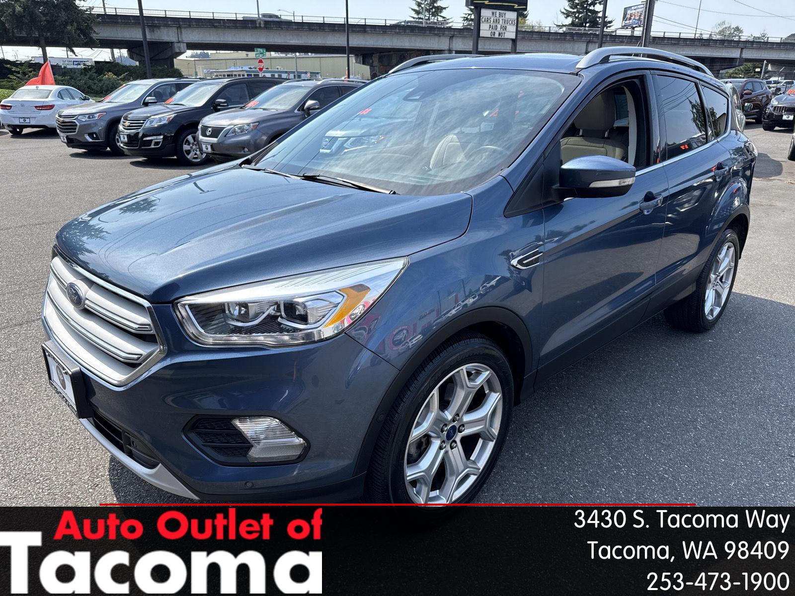 Blue Metallic 2018 Ford Escape SUV / Crossover All-Wheel Drive 6-Speed Automatic