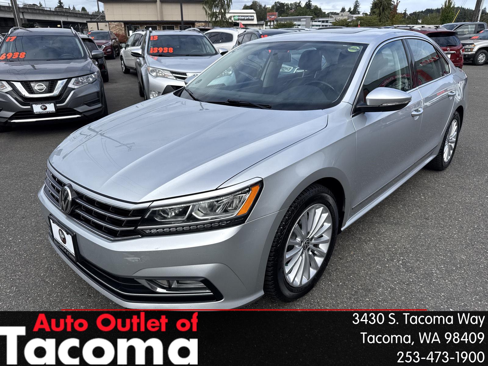 Reflex Silver Metallic 2017 Volkswagen Passat Sedan Front-Wheel Drive Automatic