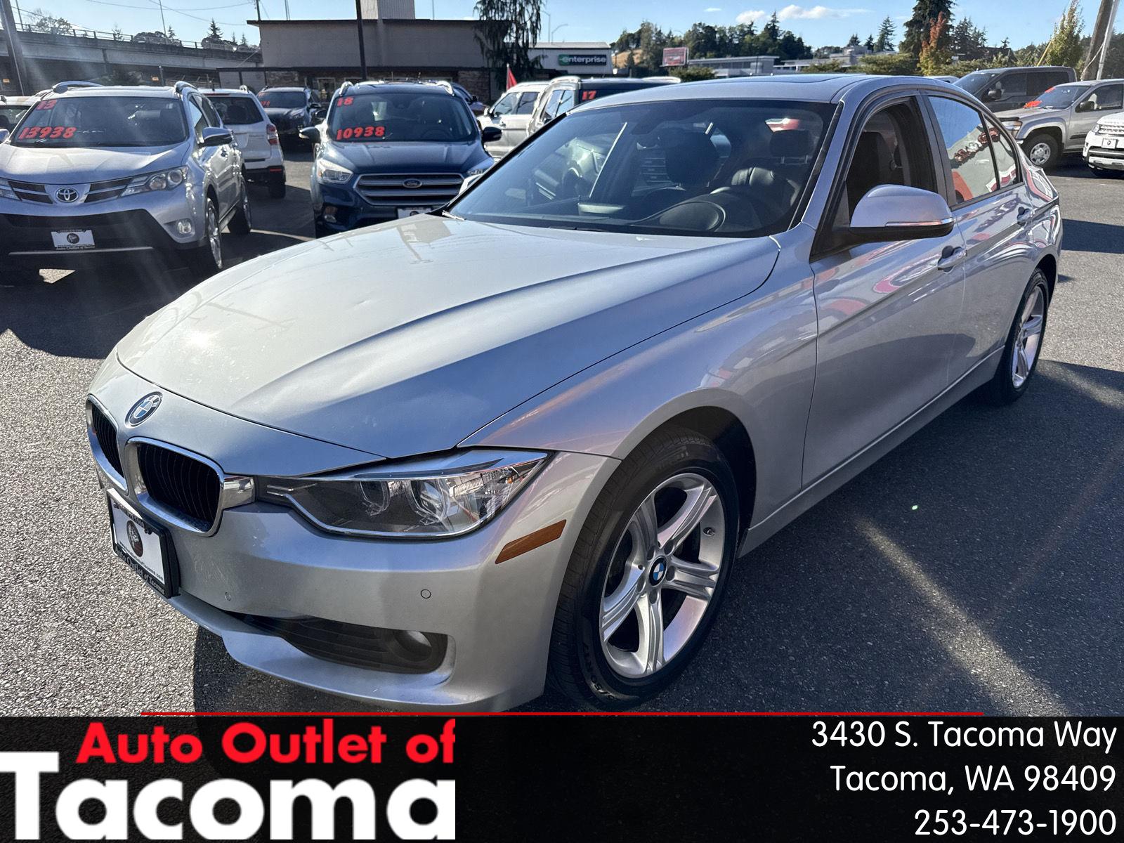 Glacier Silver Metallic 2015 BMW 3 Series Sedan All-Wheel Drive 8-Speed Automatic