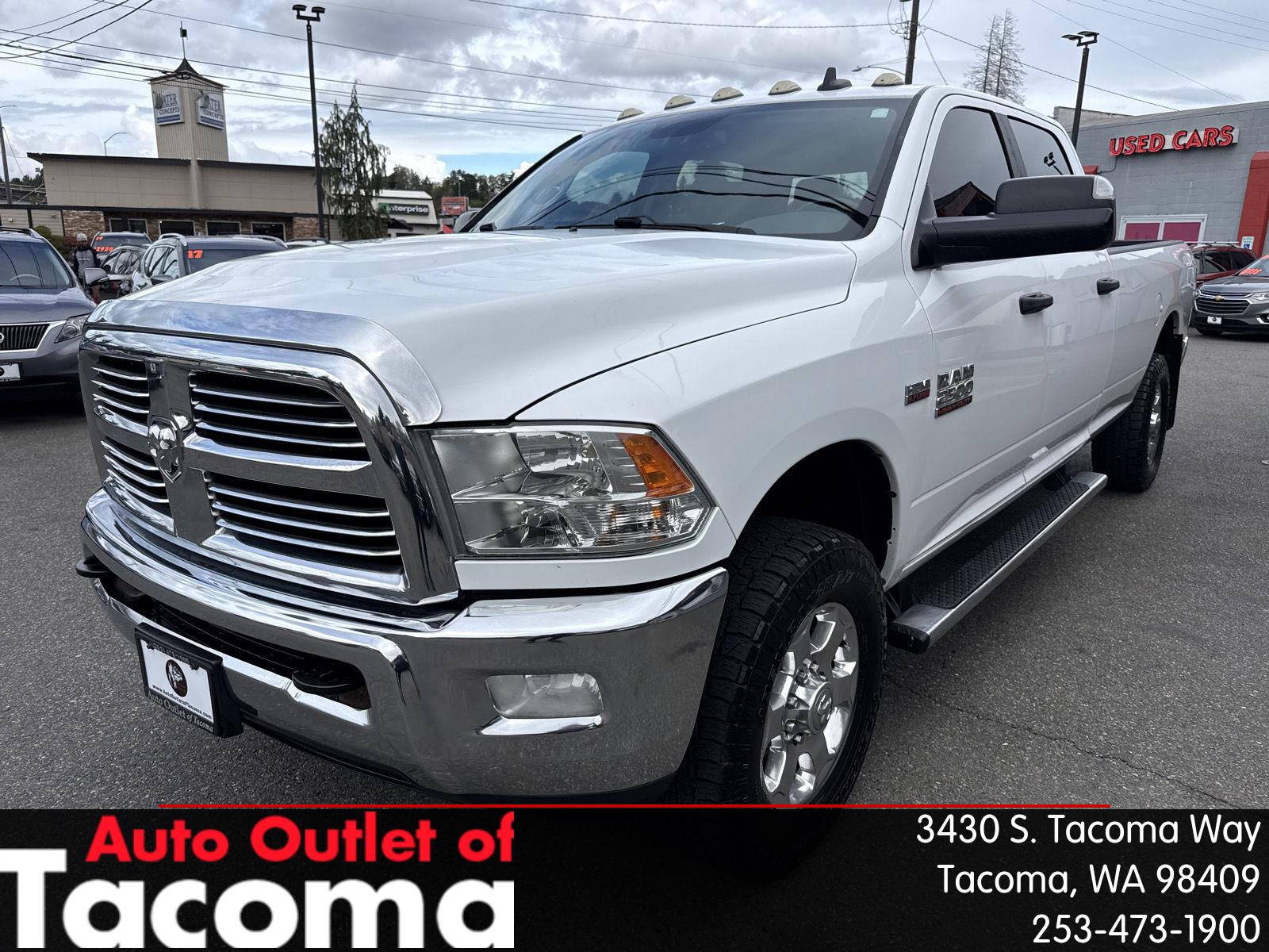 Bright White 2018 RAM 2500 Pickup Truck Four-Wheel Drive 6-Speed Automatic