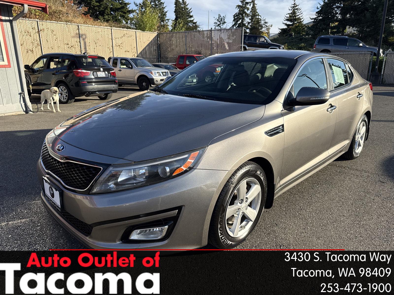 Titanium Silver 2015 Kia Optima Sedan Front-Wheel Drive Automatic