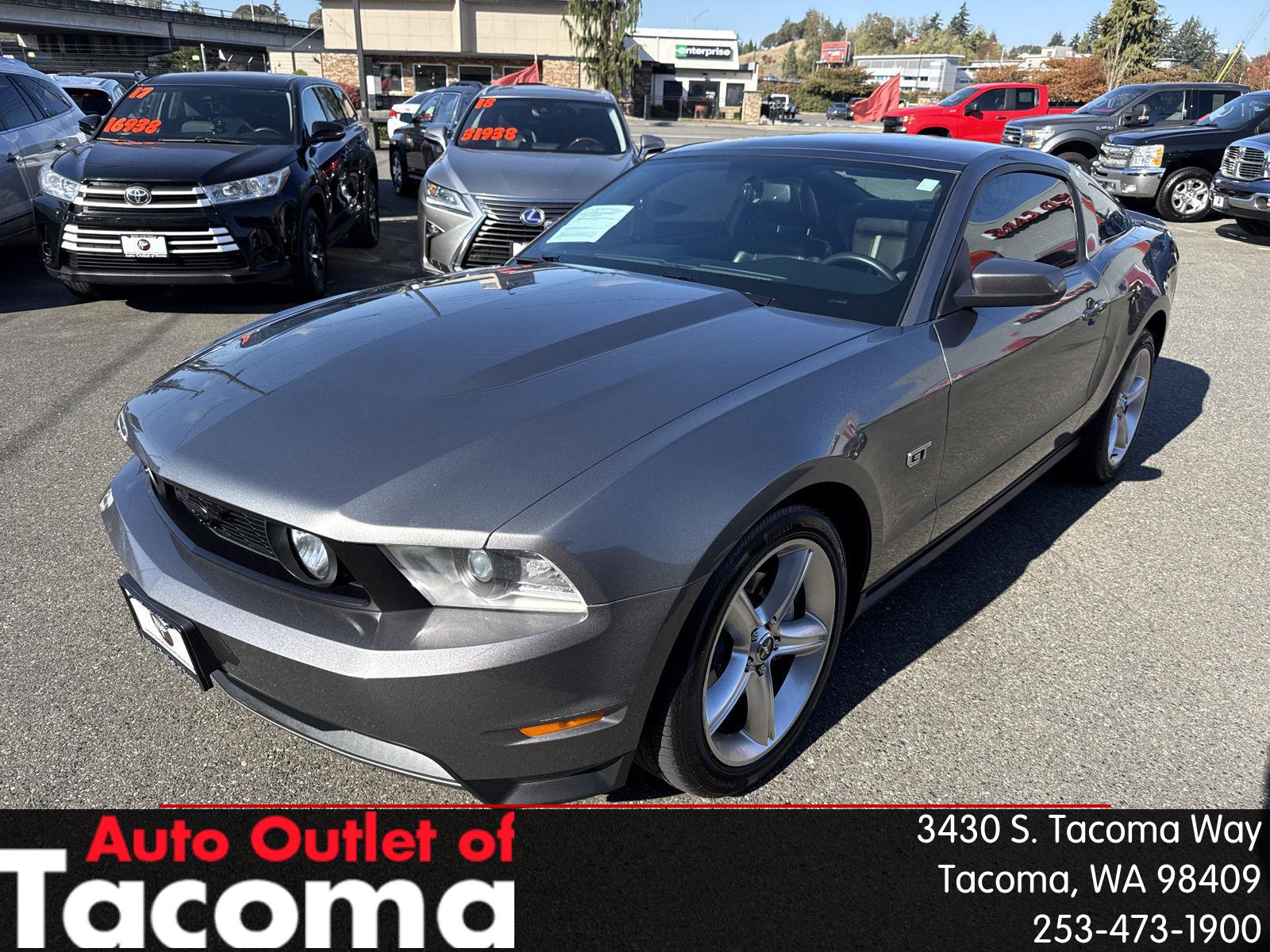 Sterling Gray Metallic 2010 Ford Mustang Coupe Rear-Wheel Drive 5-Speed Manual