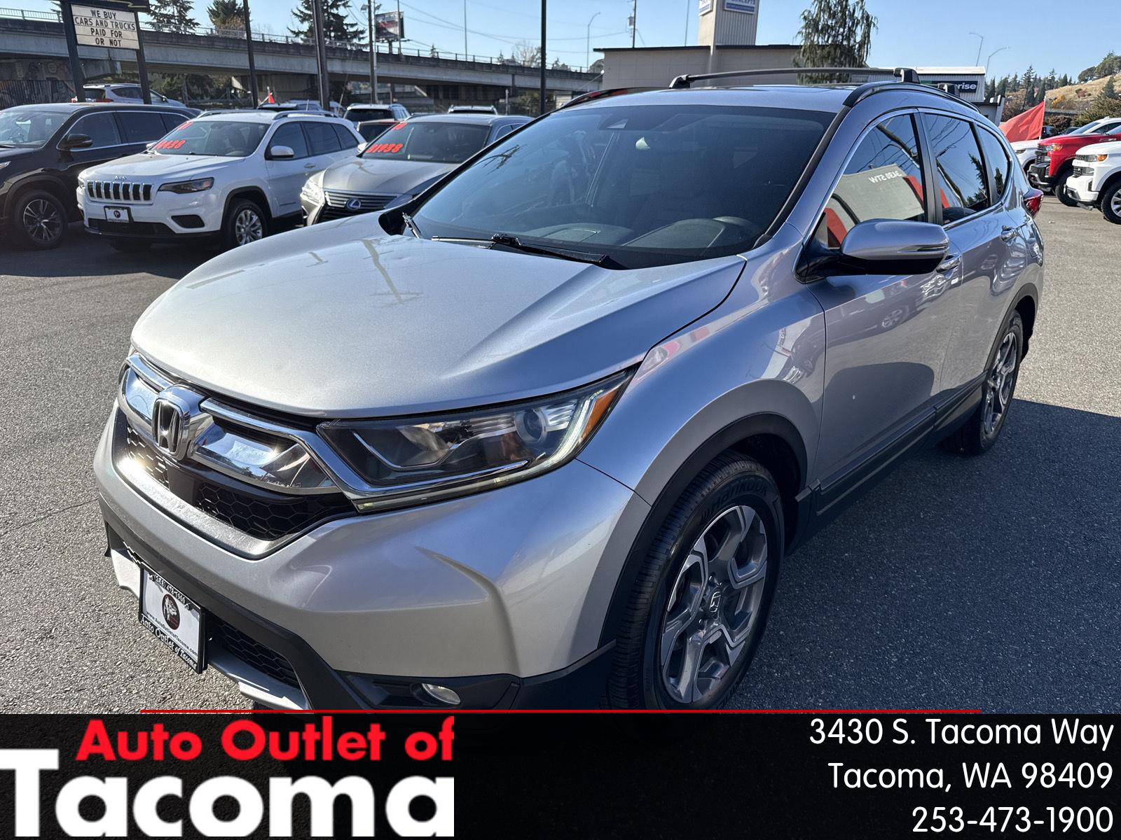 Lunar Silver Metallic 2017 Honda CR-V SUV / Crossover Front-Wheel Drive Continuously Variable Transmission