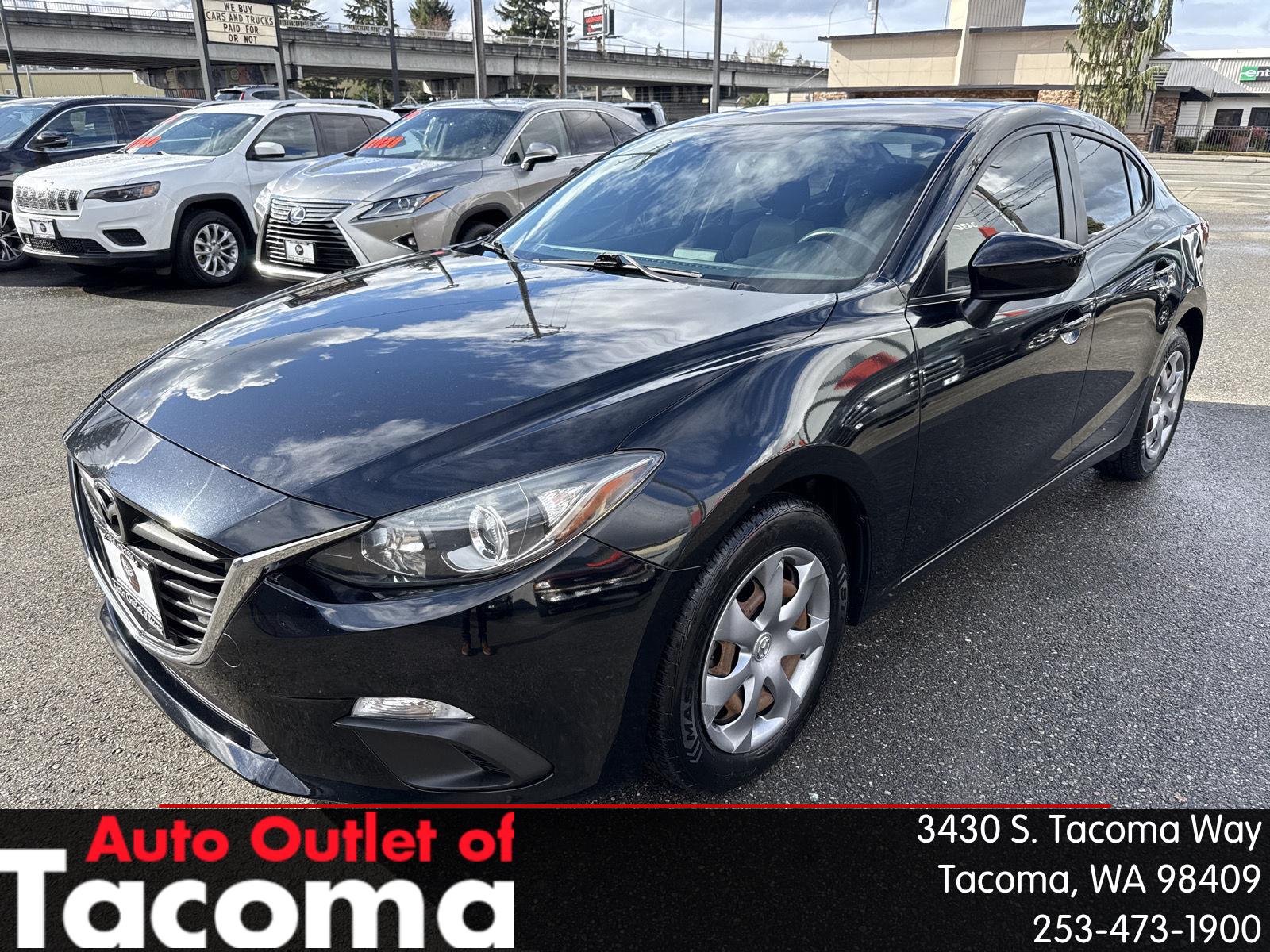 Jet Black Mica 2014 Mazda MAZDA3 Sedan Front-Wheel Drive Manual