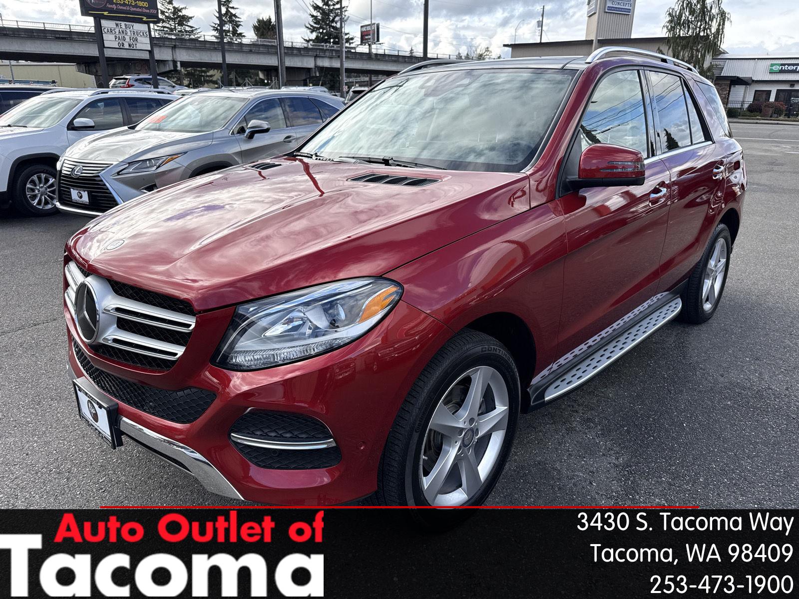 designo Cardinal Red Metallic 2016 Mercedes-Benz GLE SUV / Crossover All-Wheel Drive Automatic