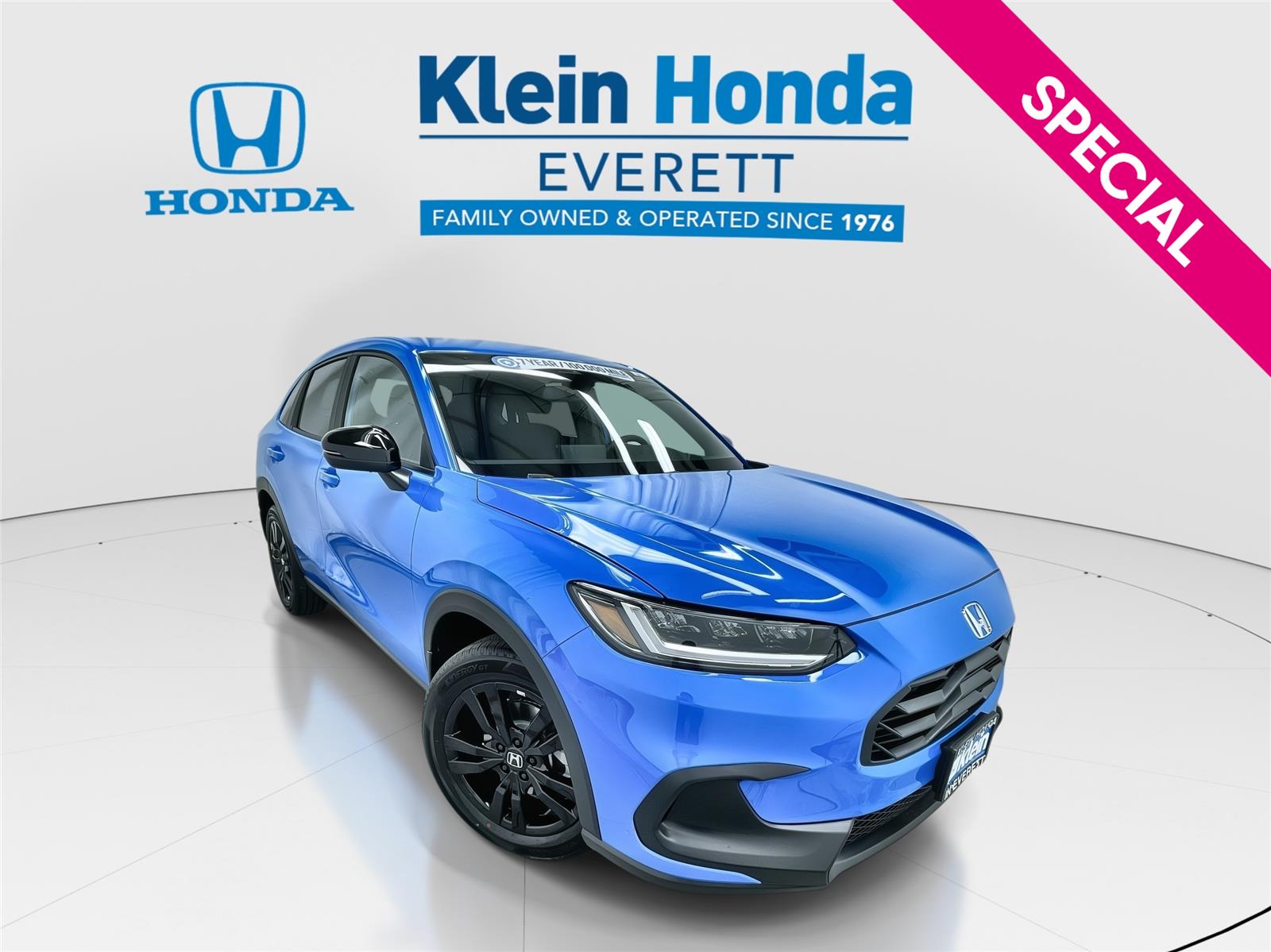 Boost Blue Pearl 2026 Honda HR-V Sport AWD SUV / Crossover All-Wheel Drive Continuously Variable Transmission