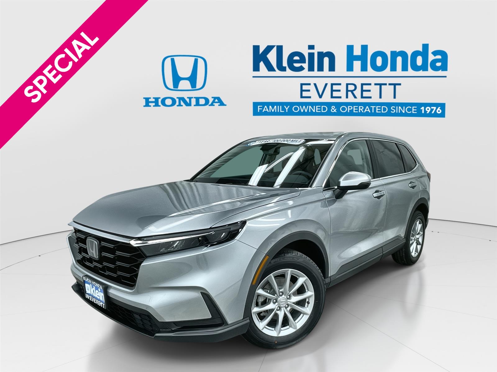 Solar Silver Metallic 2026 Honda CR-V EX AWD SUV / Crossover All-Wheel Drive Continuously Variable Transmission