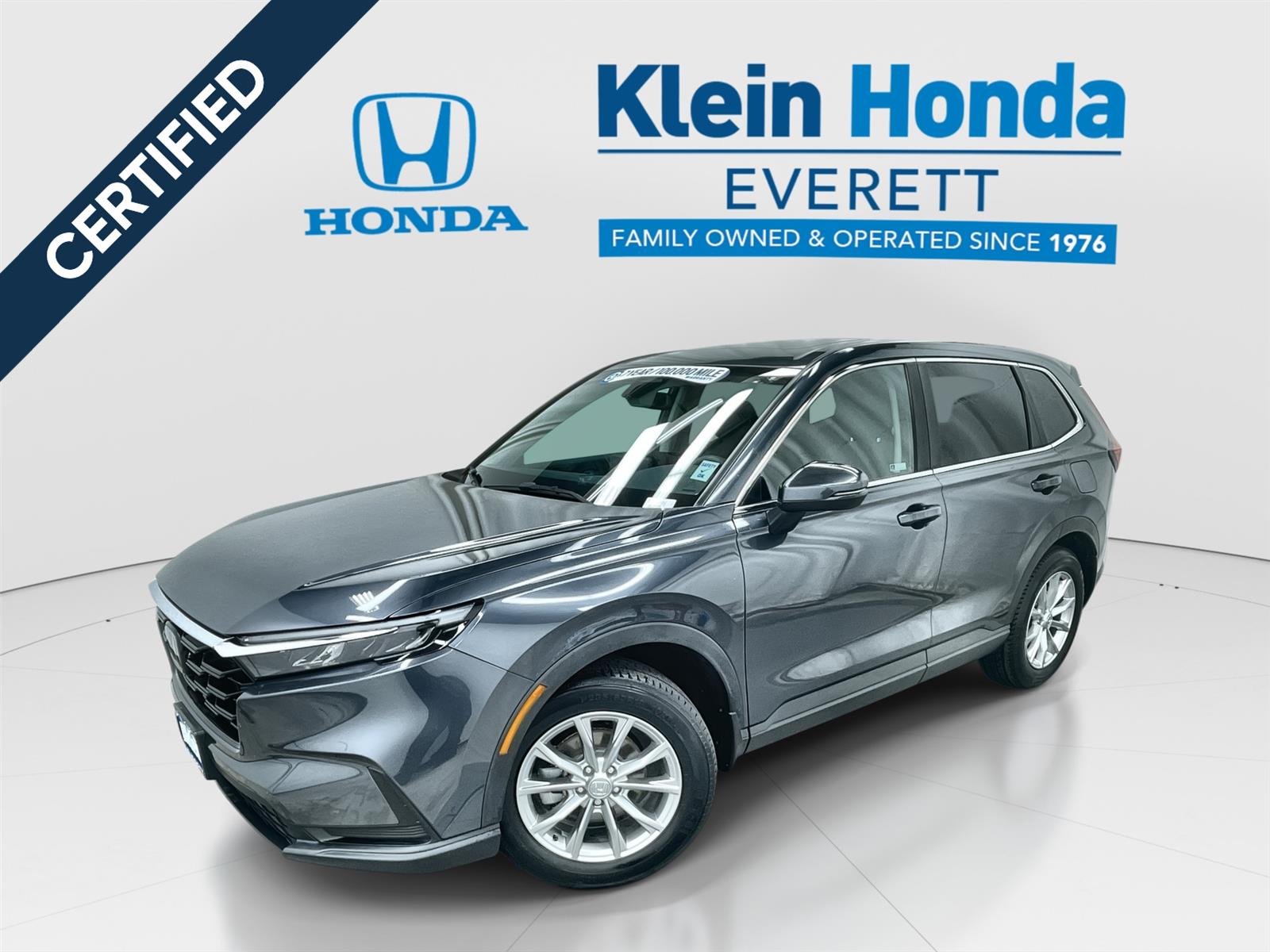 Meteorite Gray Metallic 2023 Honda CR-V EX AWD SUV / Crossover All-Wheel Drive Continuously Variable Transmission