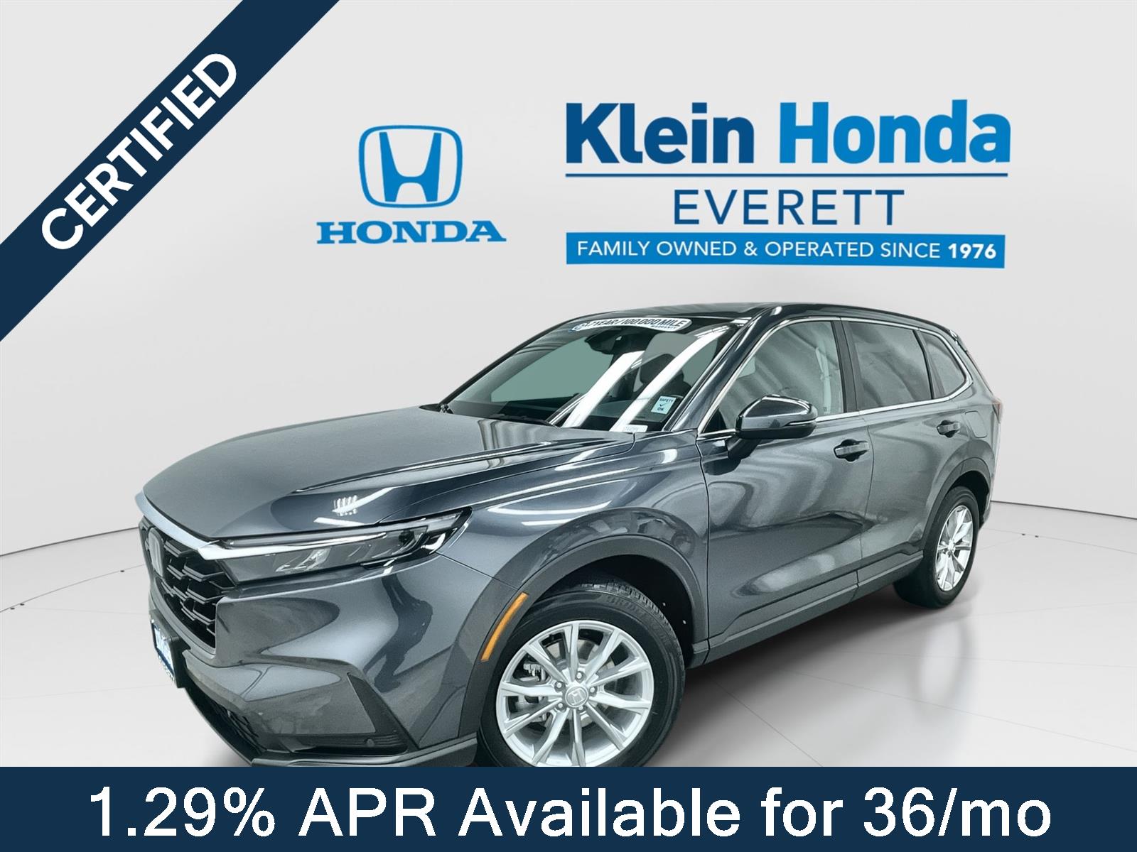 Meteorite Gray Metallic 2025 Honda CR-V EX-L AWD SUV / Crossover All-Wheel Drive Continuously Variable Transmission