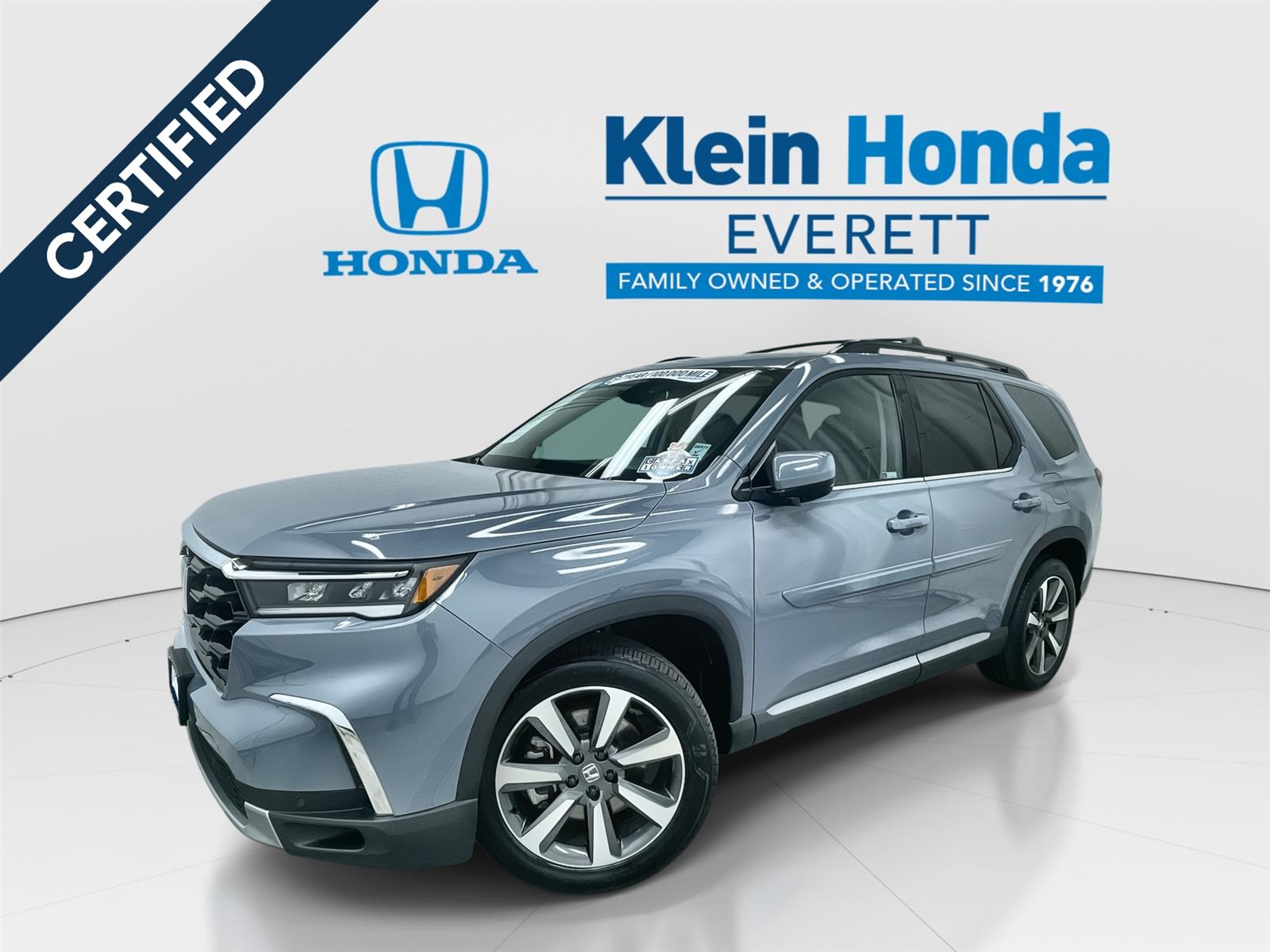 Gray (GREY/BLACK) 2024 Honda Pilot Elite AWD SUV / Crossover All-Wheel Drive Automatic