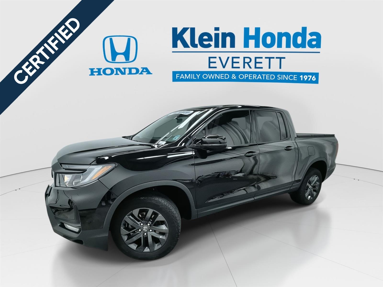 Crystal Black Pearl 2023 Honda Ridgeline Sport AWD Pickup Truck All-Wheel Drive 9-Speed Automatic