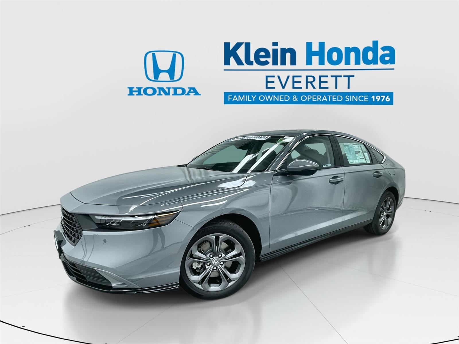 Urban Gray Pearl 2025 Honda Accord Hybrid EX-L FWD Sedan Front-Wheel Drive 1-Speed Dual Clutch