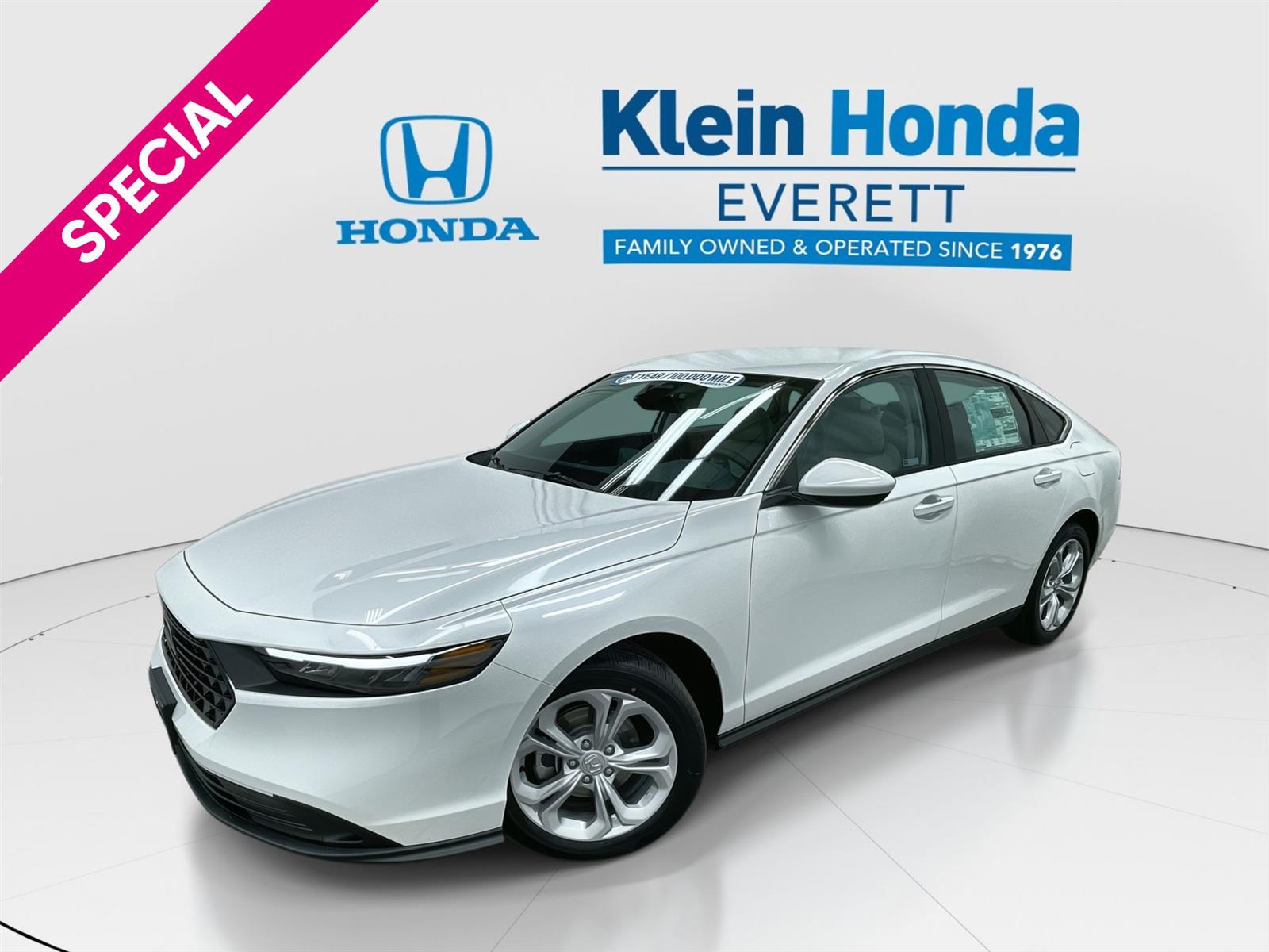 Platinum White Pearl 2026 Honda Accord Sedan Front-Wheel Drive Continuously Variable Transmission