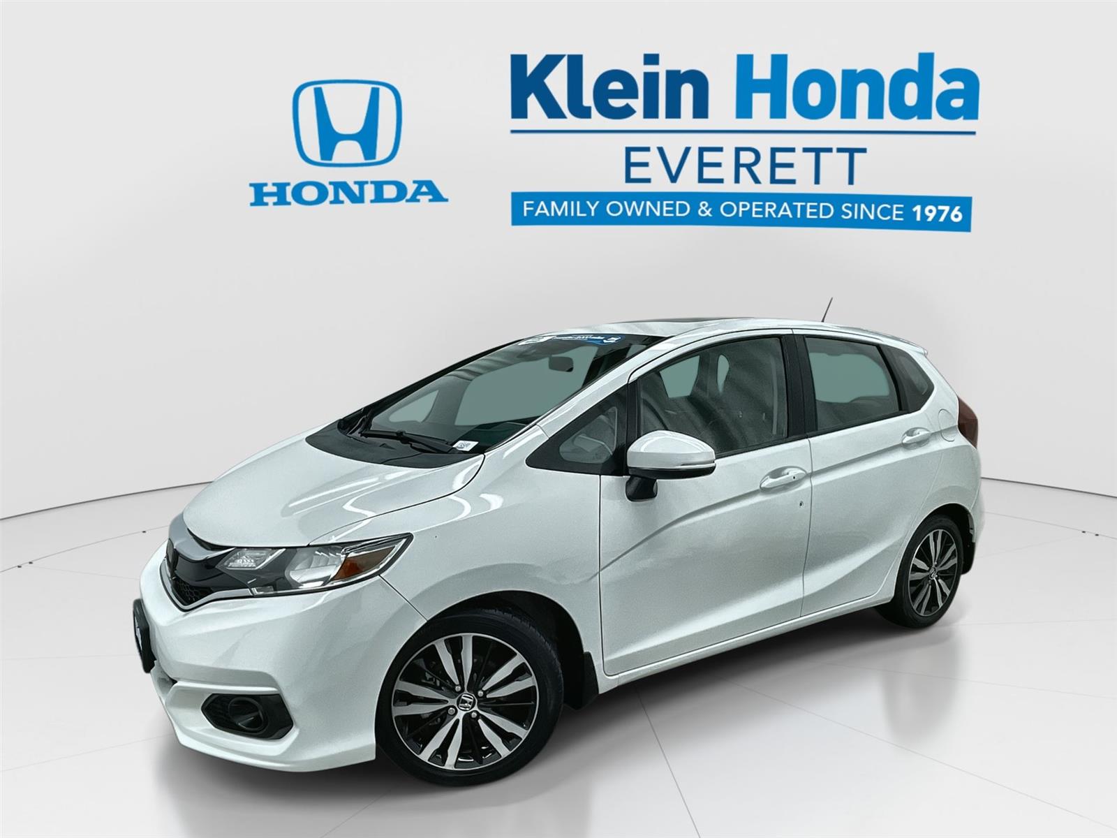 White Orchid Pearl 2018 Honda Fit EX-L with Navi Hatchback Front-Wheel Drive Continuously Variable Transmission