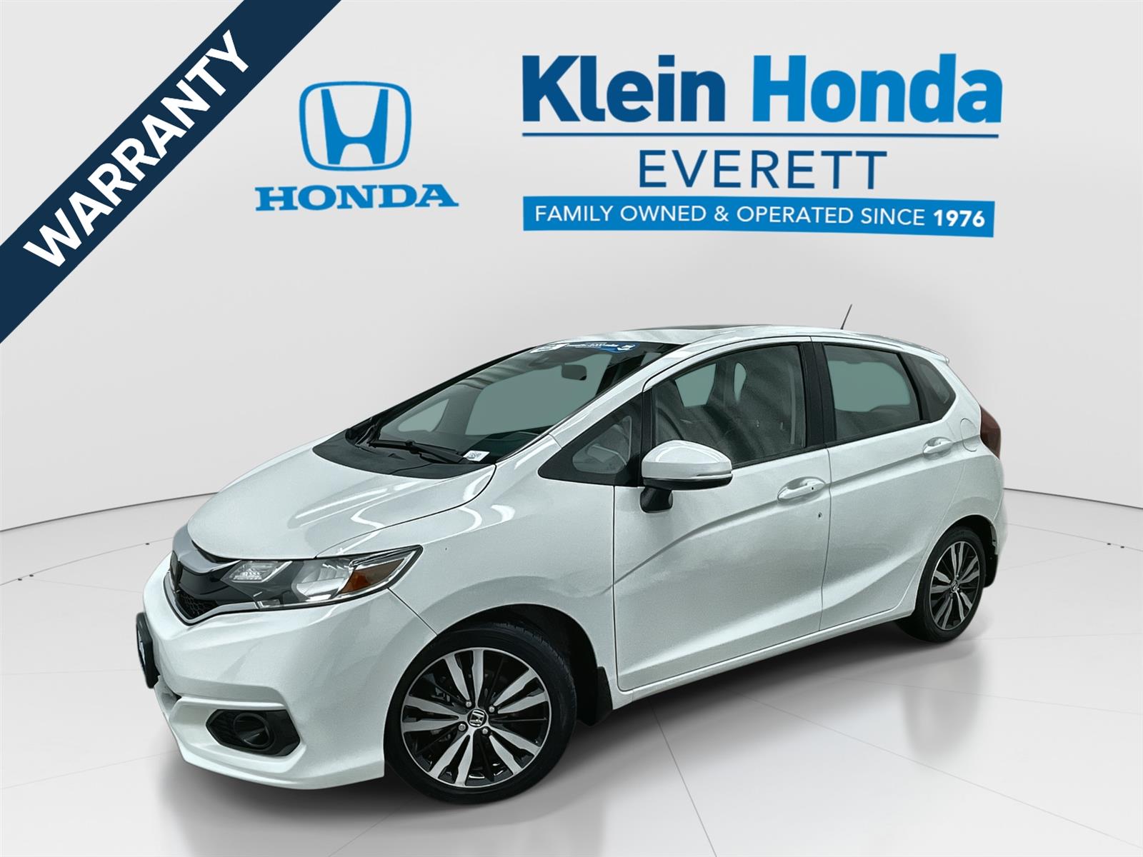 White Orchid Pearl 2018 Honda Fit EX-L with Navi Hatchback Front-Wheel Drive Continuously Variable Transmission