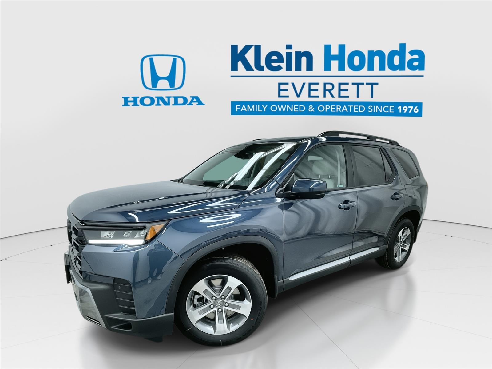 Smoke Blue Pearl 2026 Honda Pilot EX-L AWD SUV / Crossover All-Wheel Drive Automatic