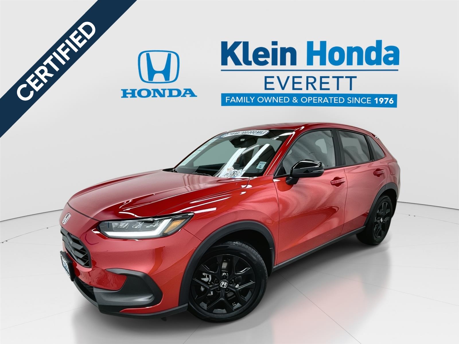 Milano Red 2025 Honda HR-V Sport AWD SUV / Crossover All-Wheel Drive Continuously Variable Transmission