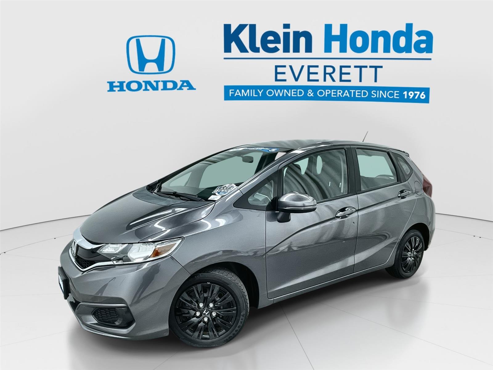 Gray (Modern Steel Metallic) 2019 Honda Fit LX FWD Hatchback Front-Wheel Drive Continuously Variable Transmission